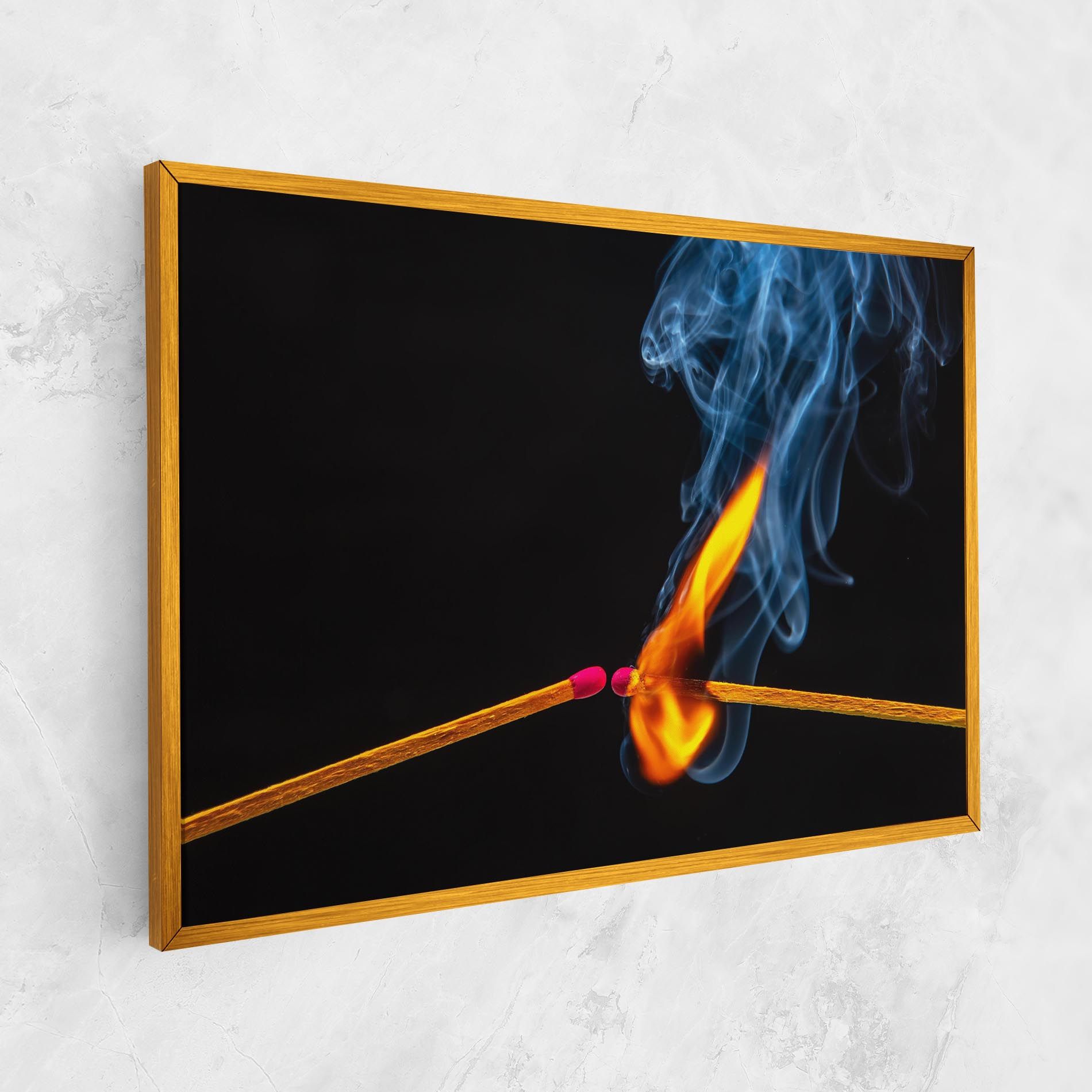 Burning Smoking Match mockup 1