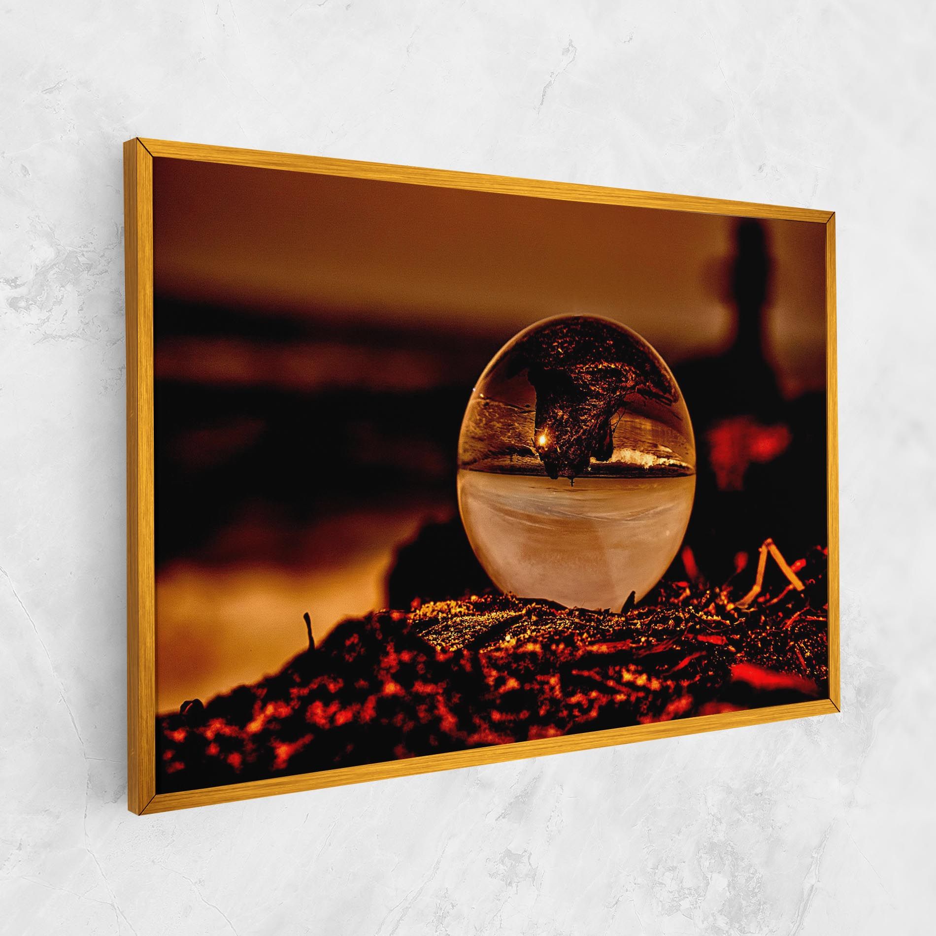 Fire Glass Ball mockup 1