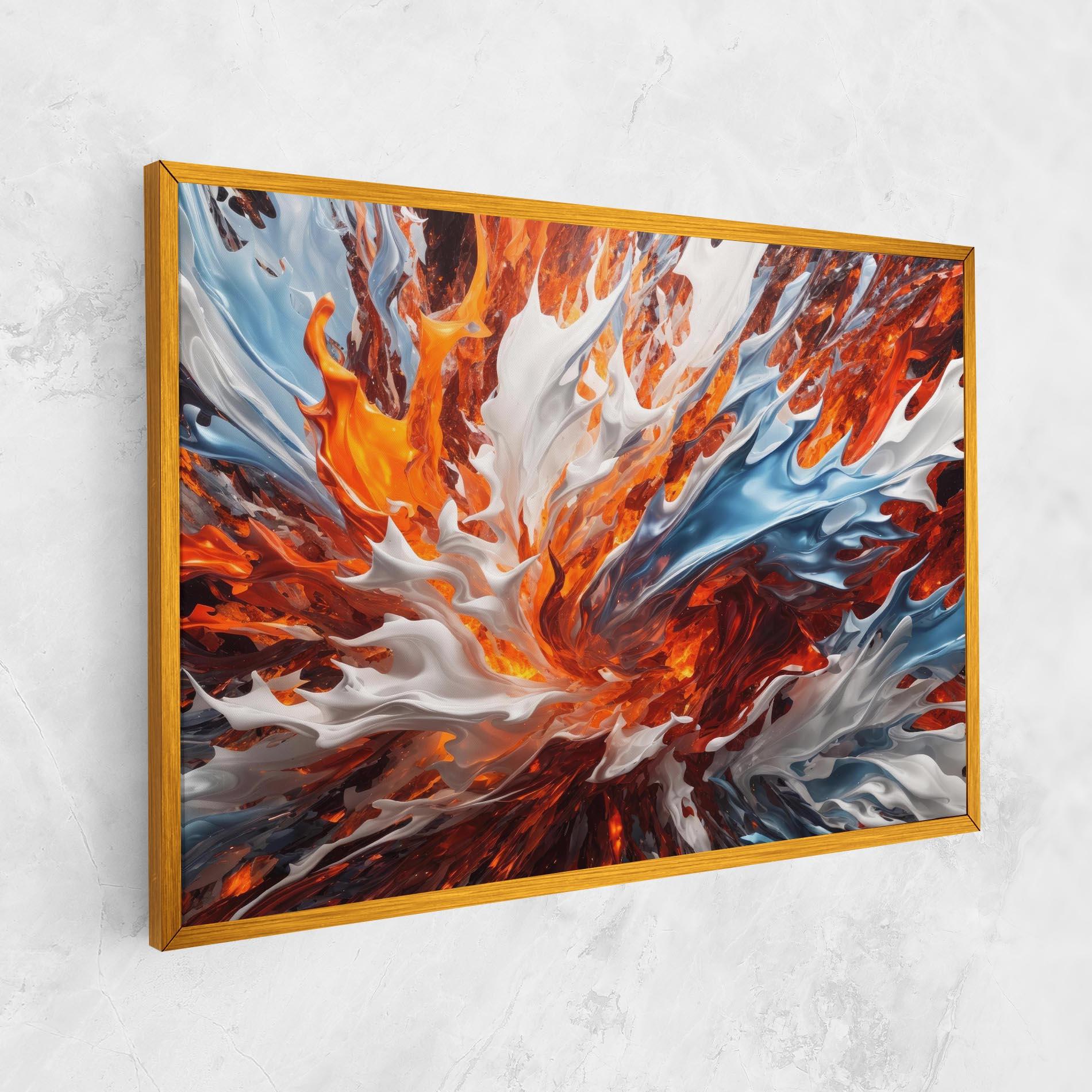 Vászonkép Flame Rase mockup 1