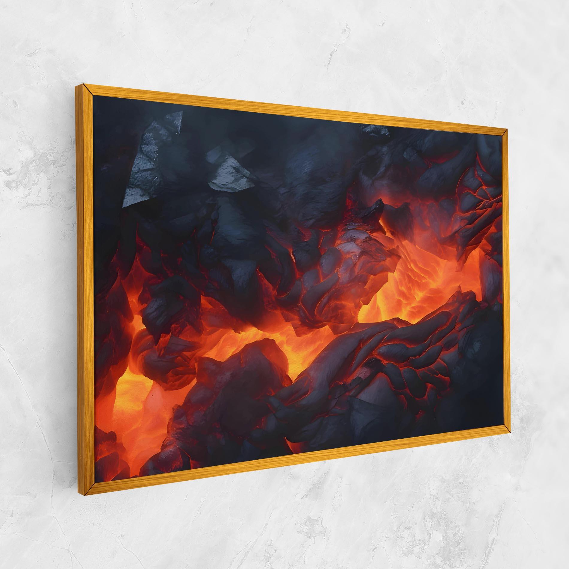 Vászonkép Lava Art mockup 1