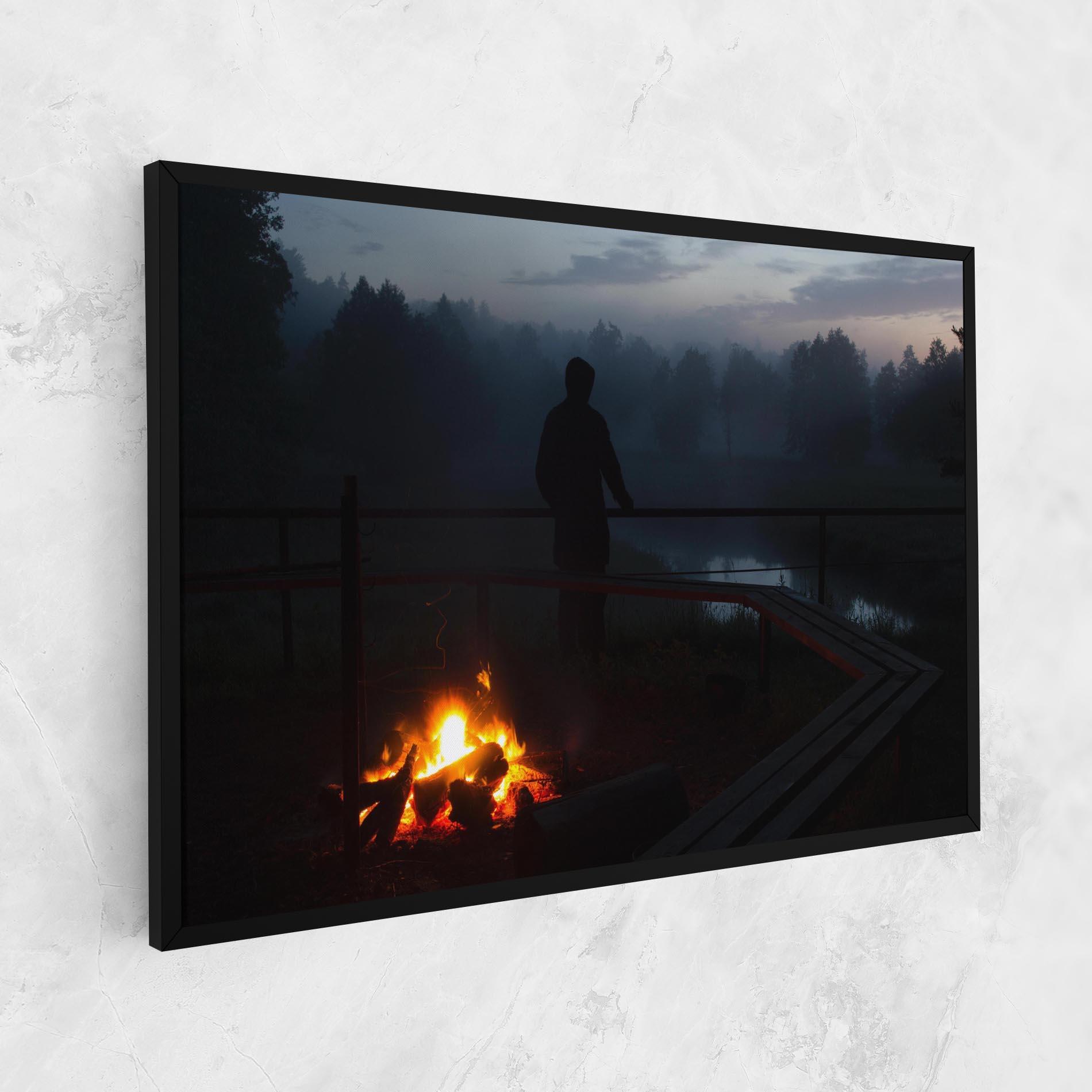 Vászonkép Beautiful Fire View mockup 1