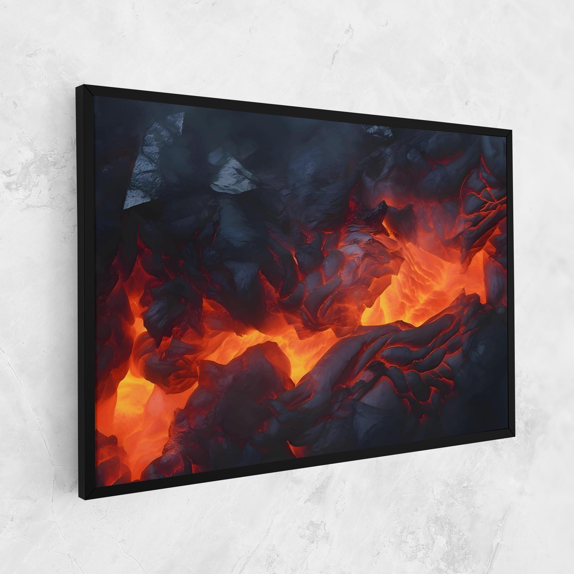 Vászonkép Lava Art mockup 1