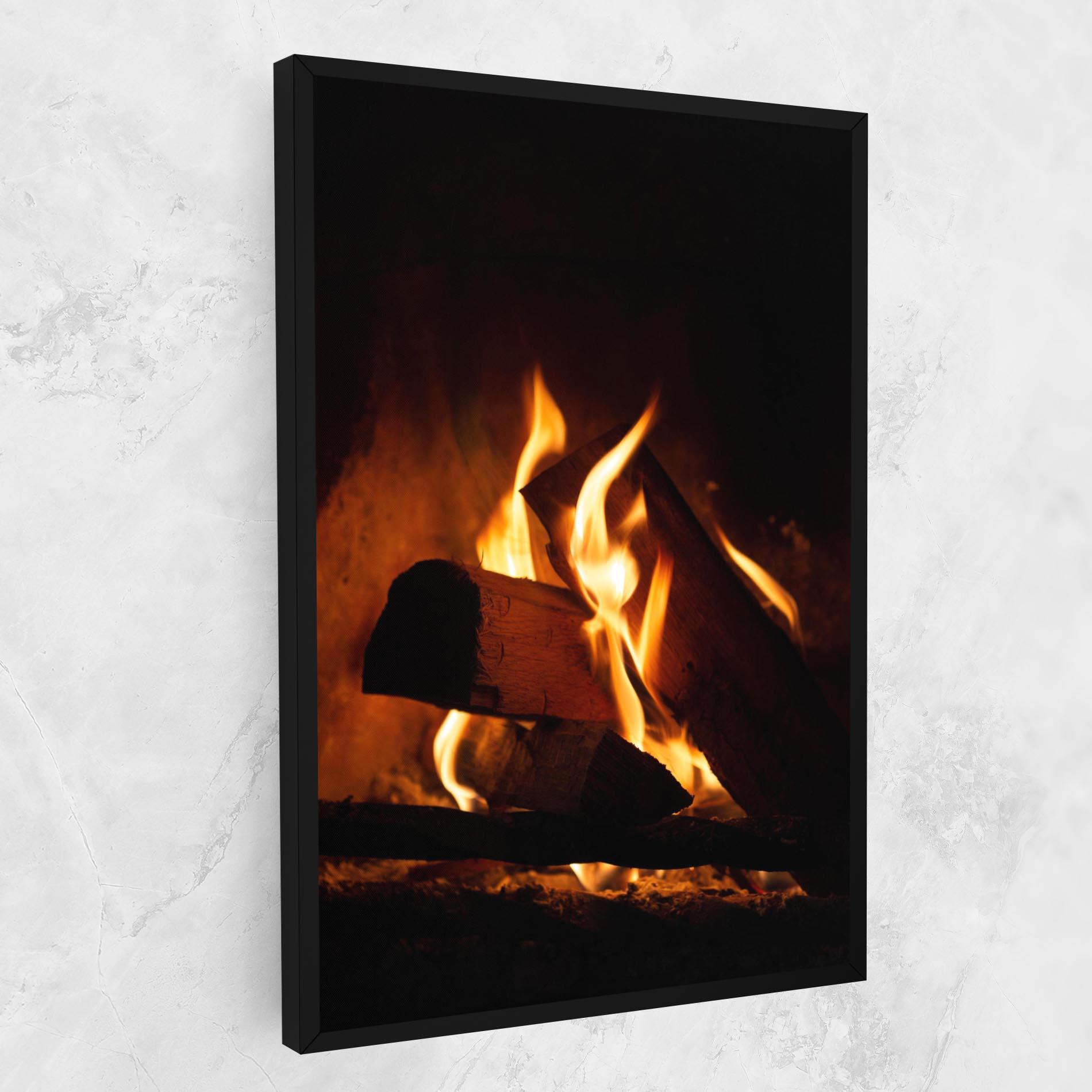 Vászonkép Fire Wood View mockup 1