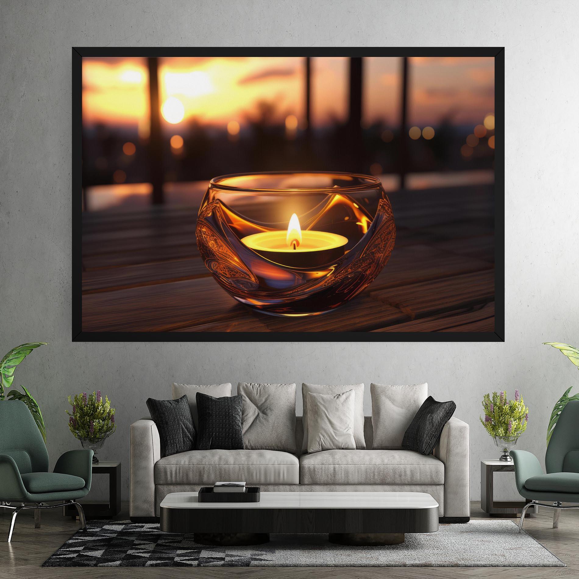 Vászonkép Fire Bowl mockup 7