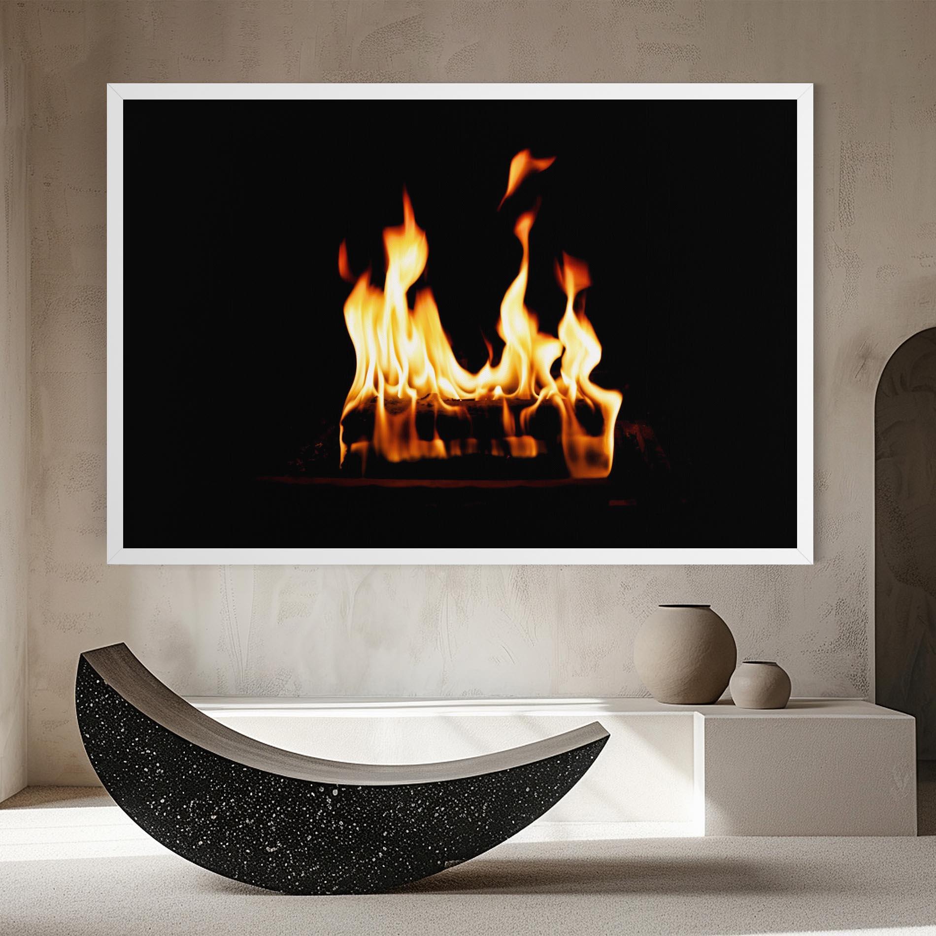 Vászonkép Calm Fire mockup 8