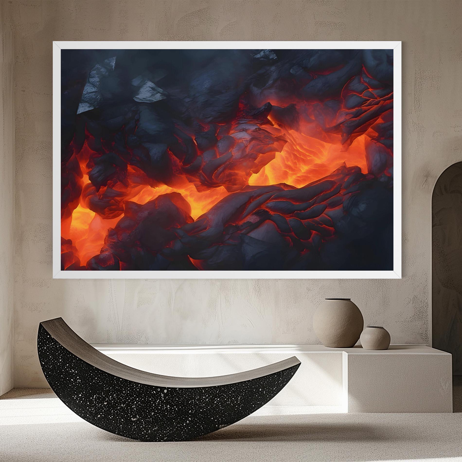 Vászonkép Lava Art mockup 8