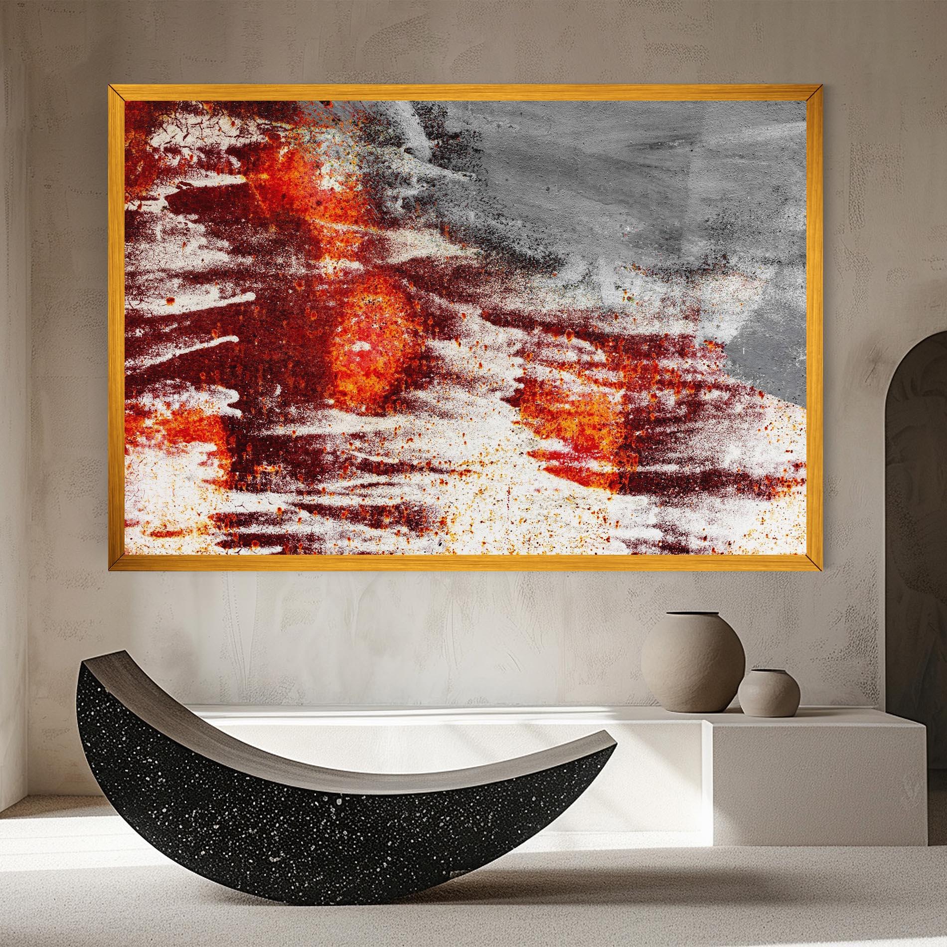 Vászonkép Burning Sign mockup 8