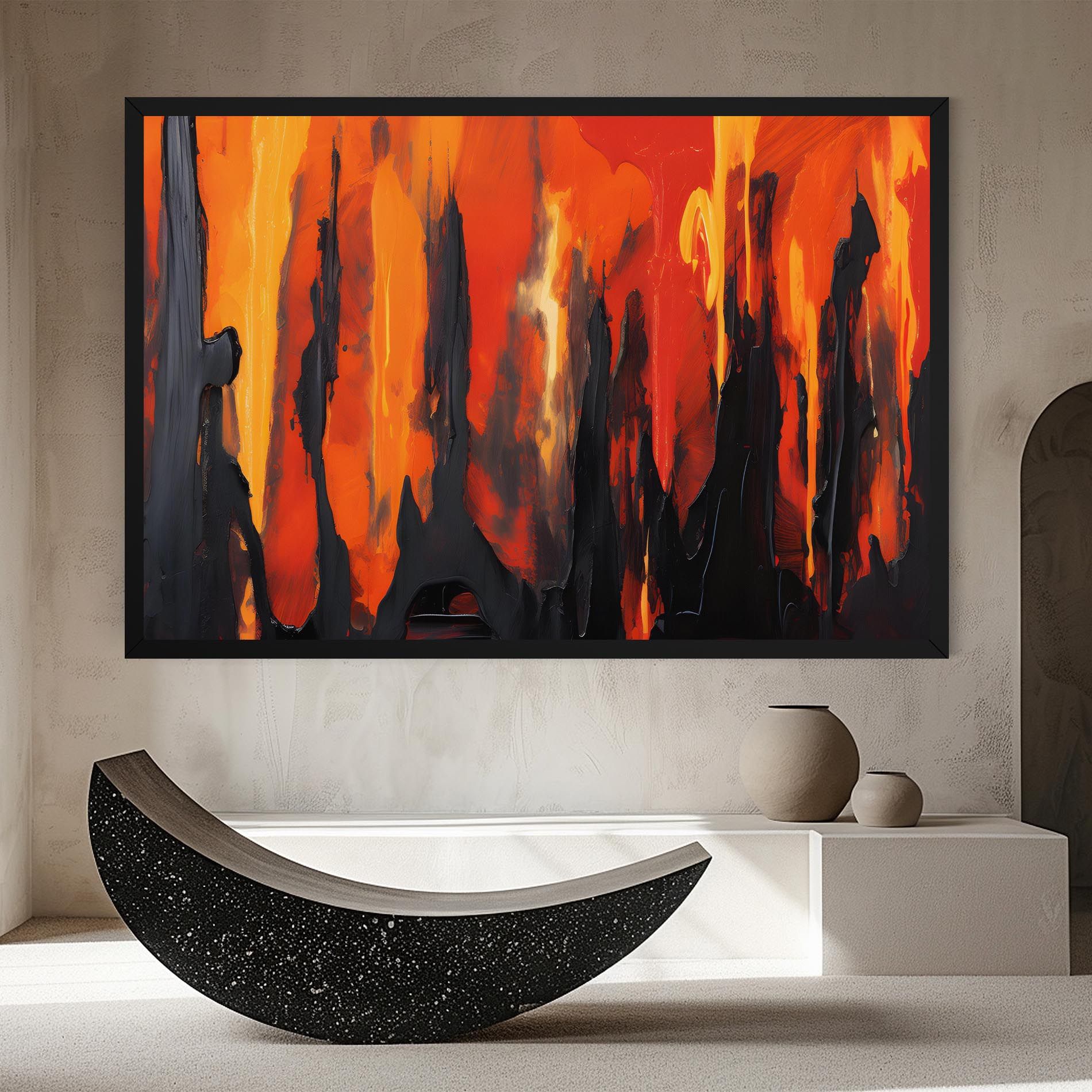 Abstract Fire Art mockup 8