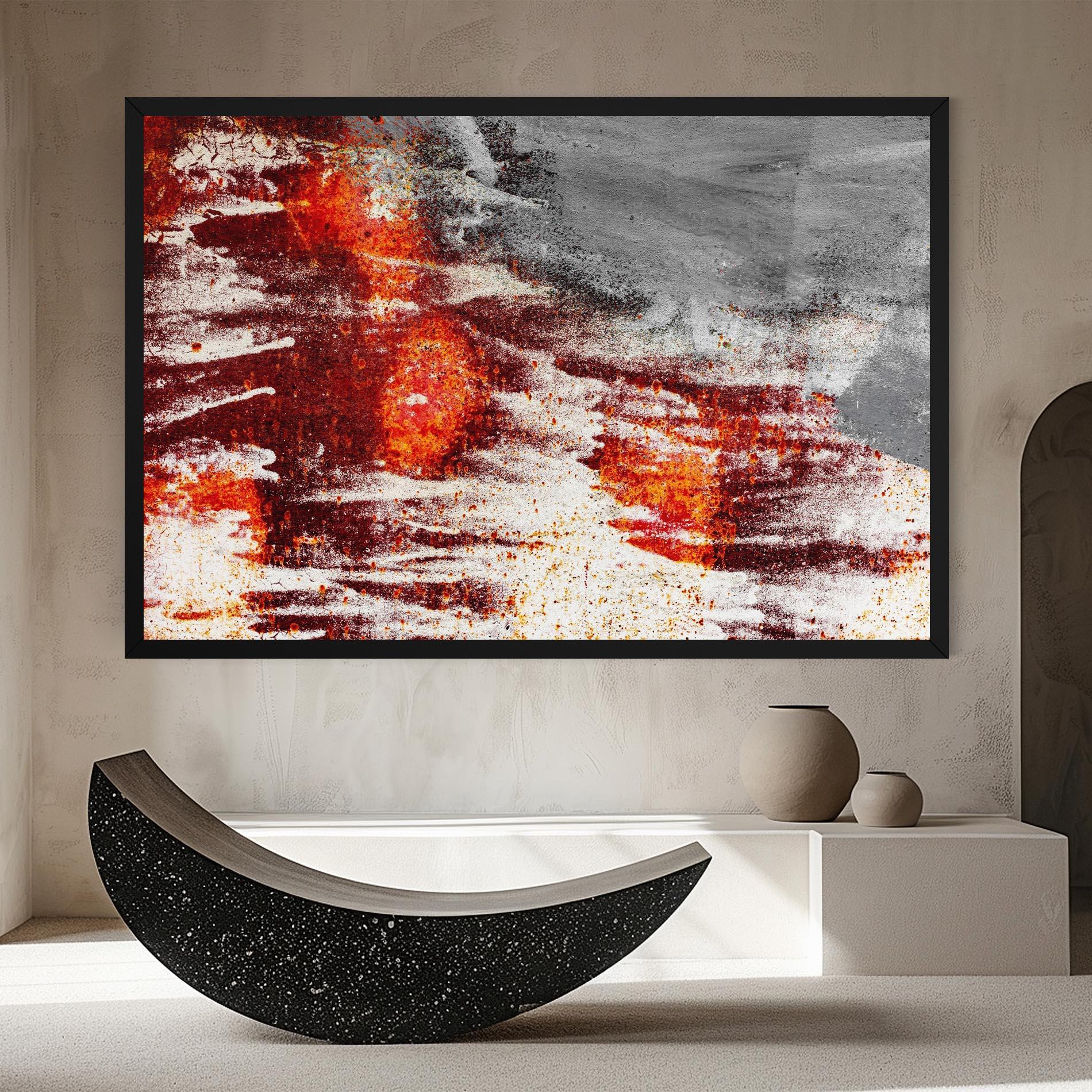 Vászonkép Burning Sign mockup 8