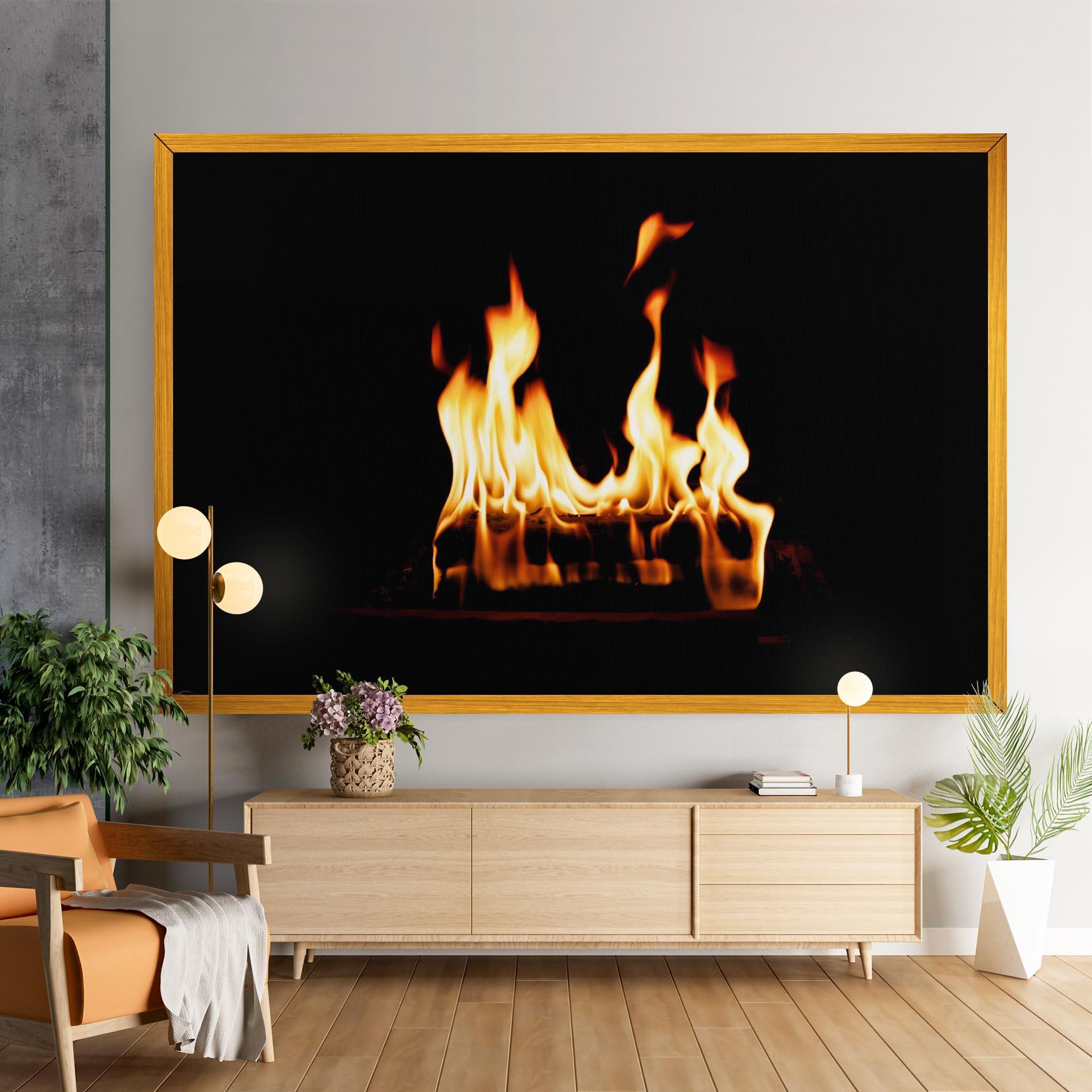 Vászonkép Calm Fire mockup 9