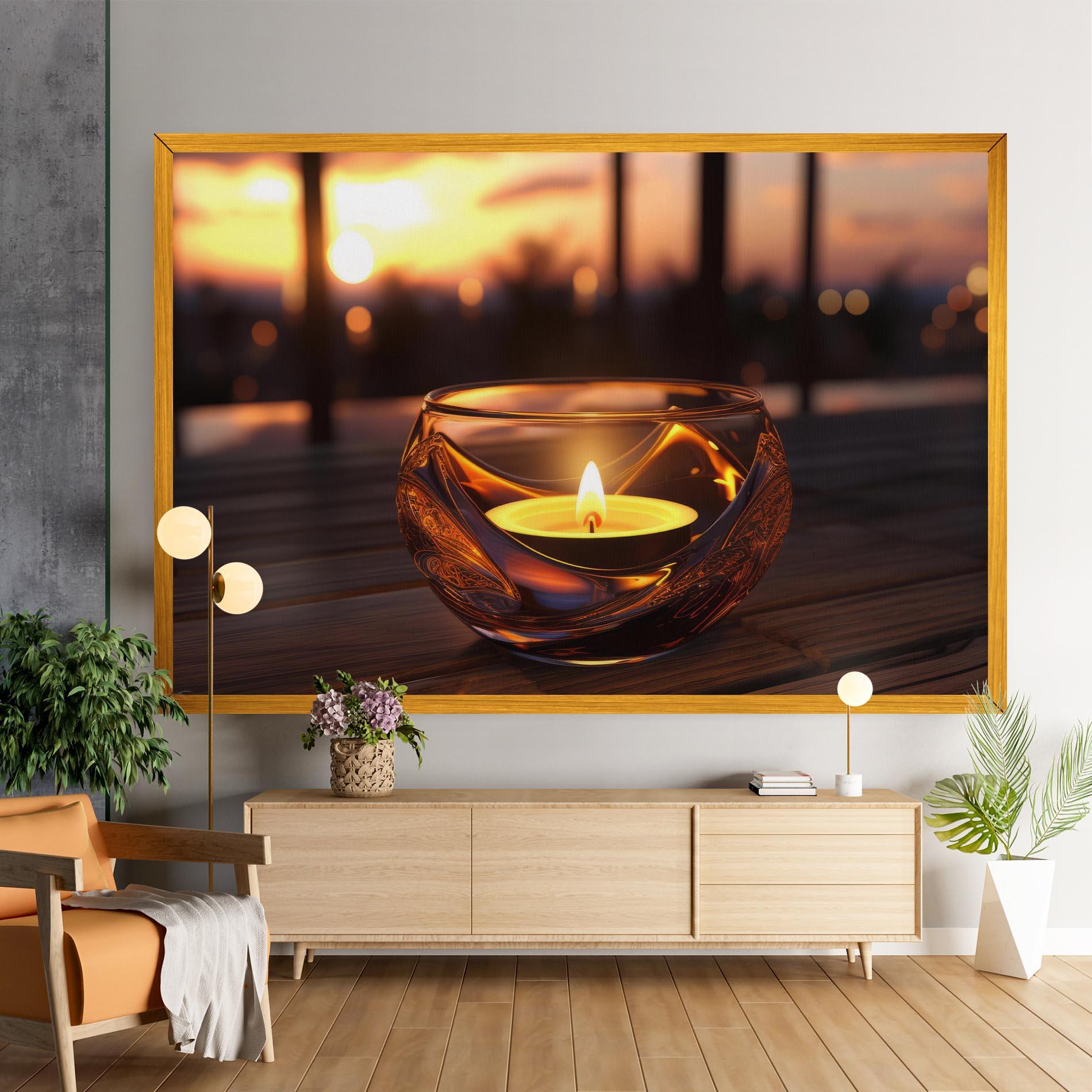 Vászonkép Fire Bowl mockup 9