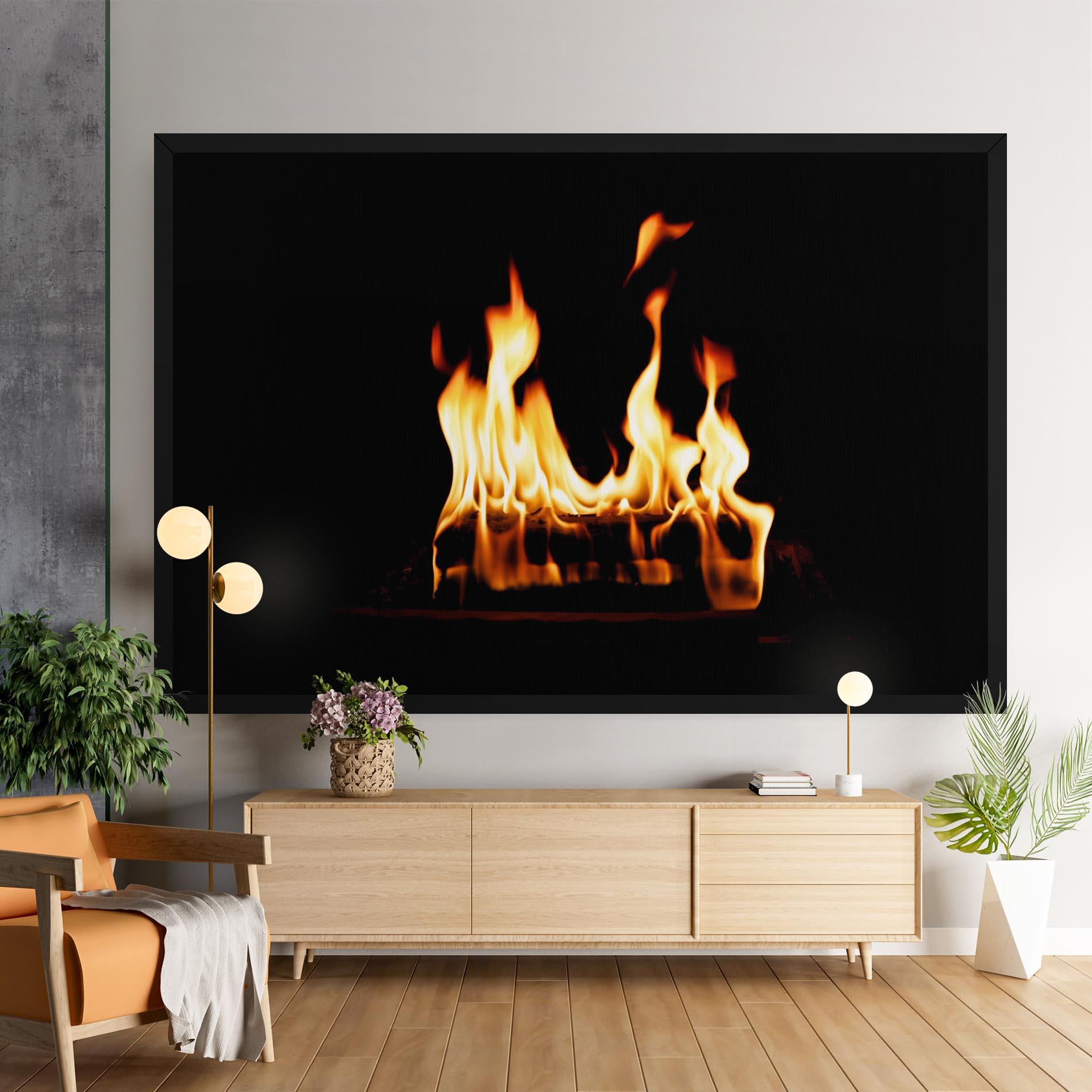 Vászonkép Calm Fire mockup 9