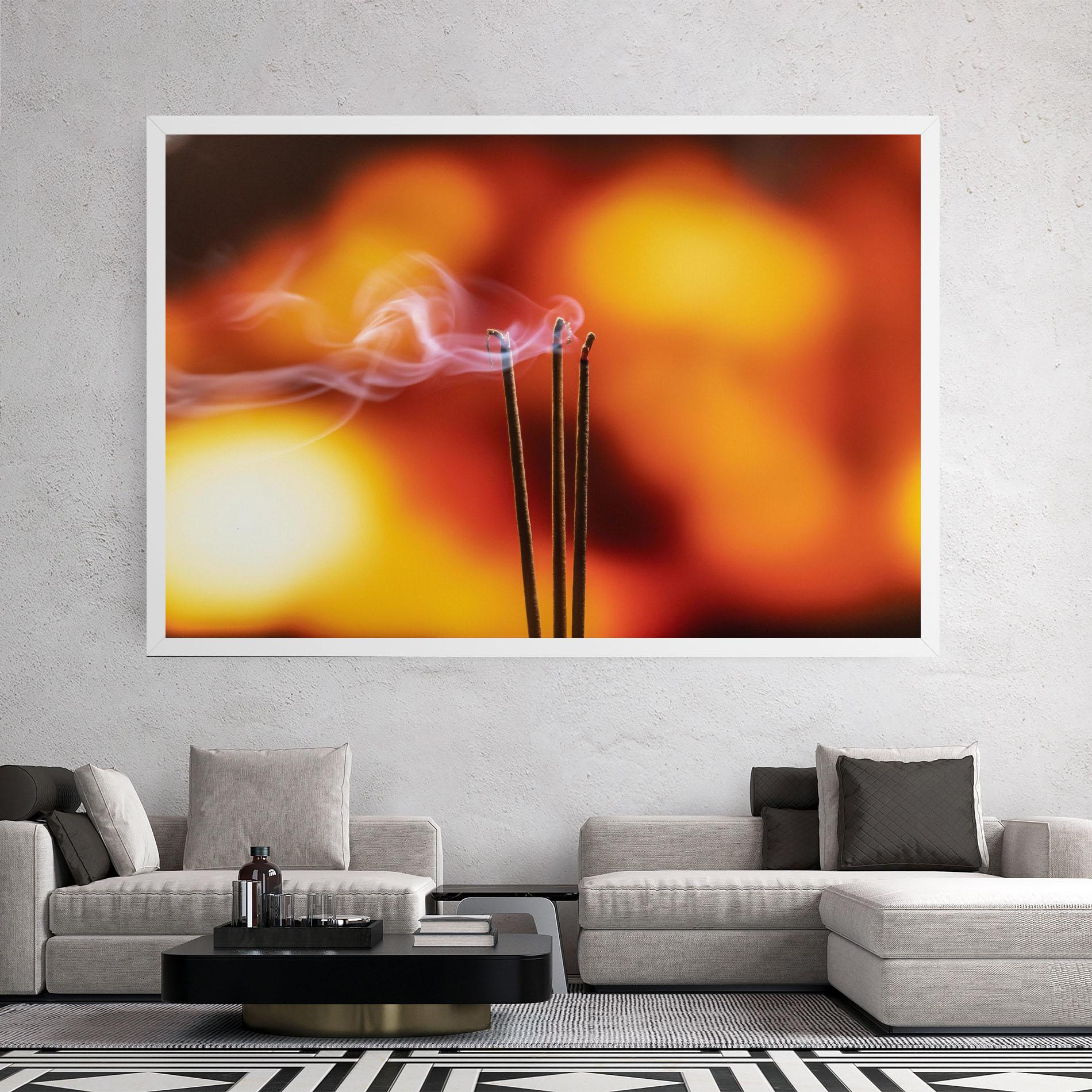 Vászonkép Sticks Burning mockup 2