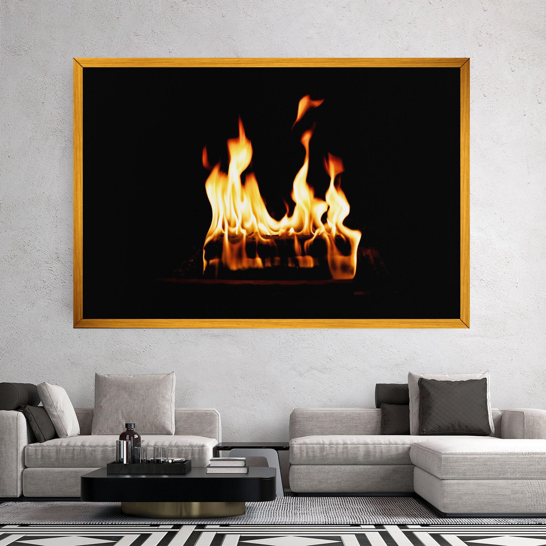 Vászonkép Calm Fire mockup 2