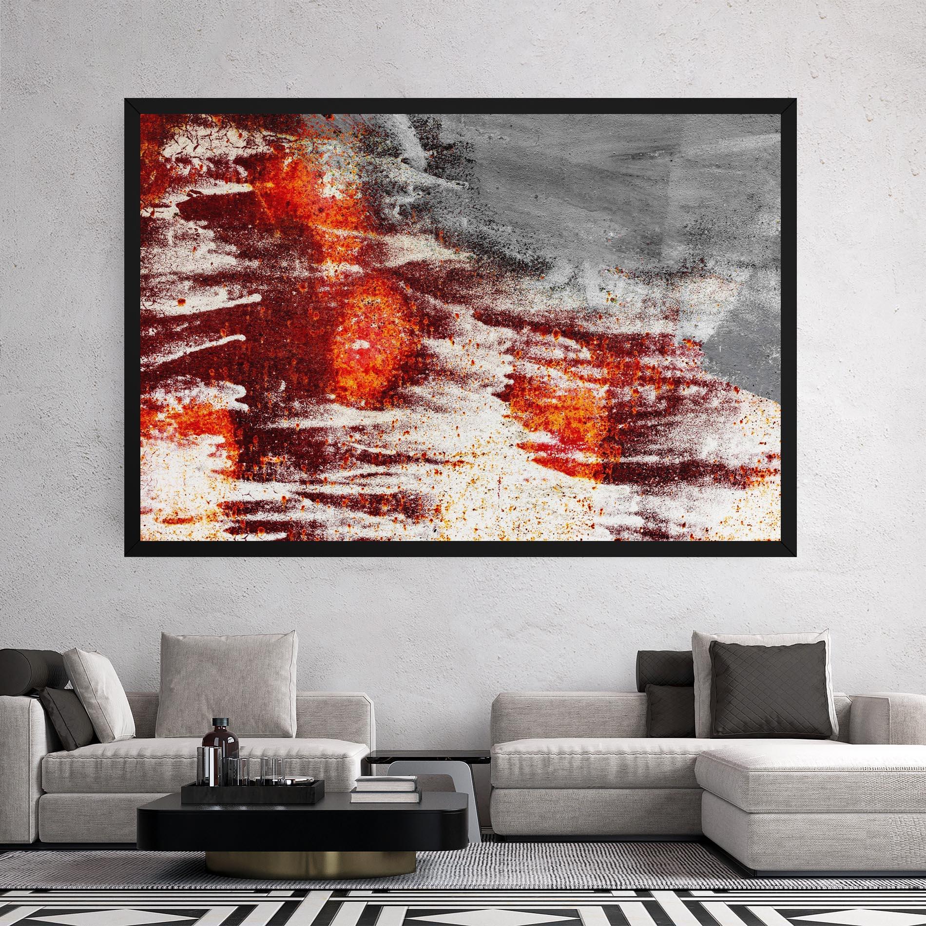 Vászonkép Burning Sign mockup 2