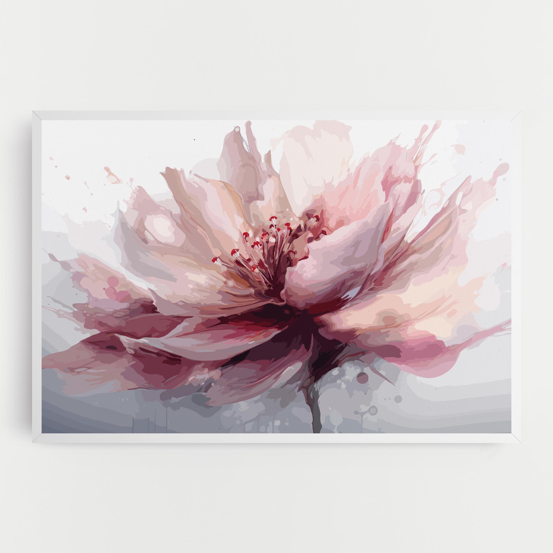 Vászonkép Meditation Flower mockup 0