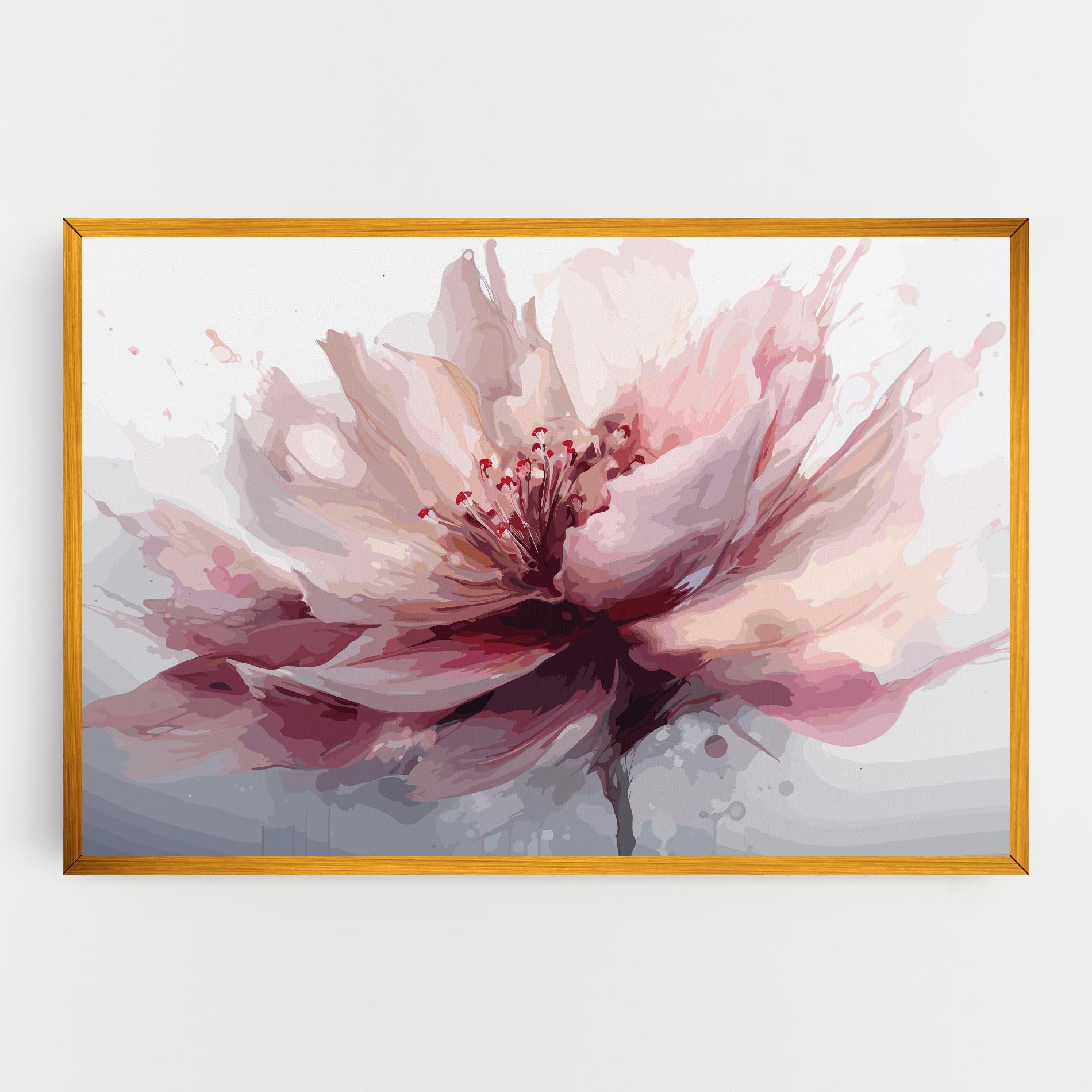 Vászonkép Meditation Flower mockup 0