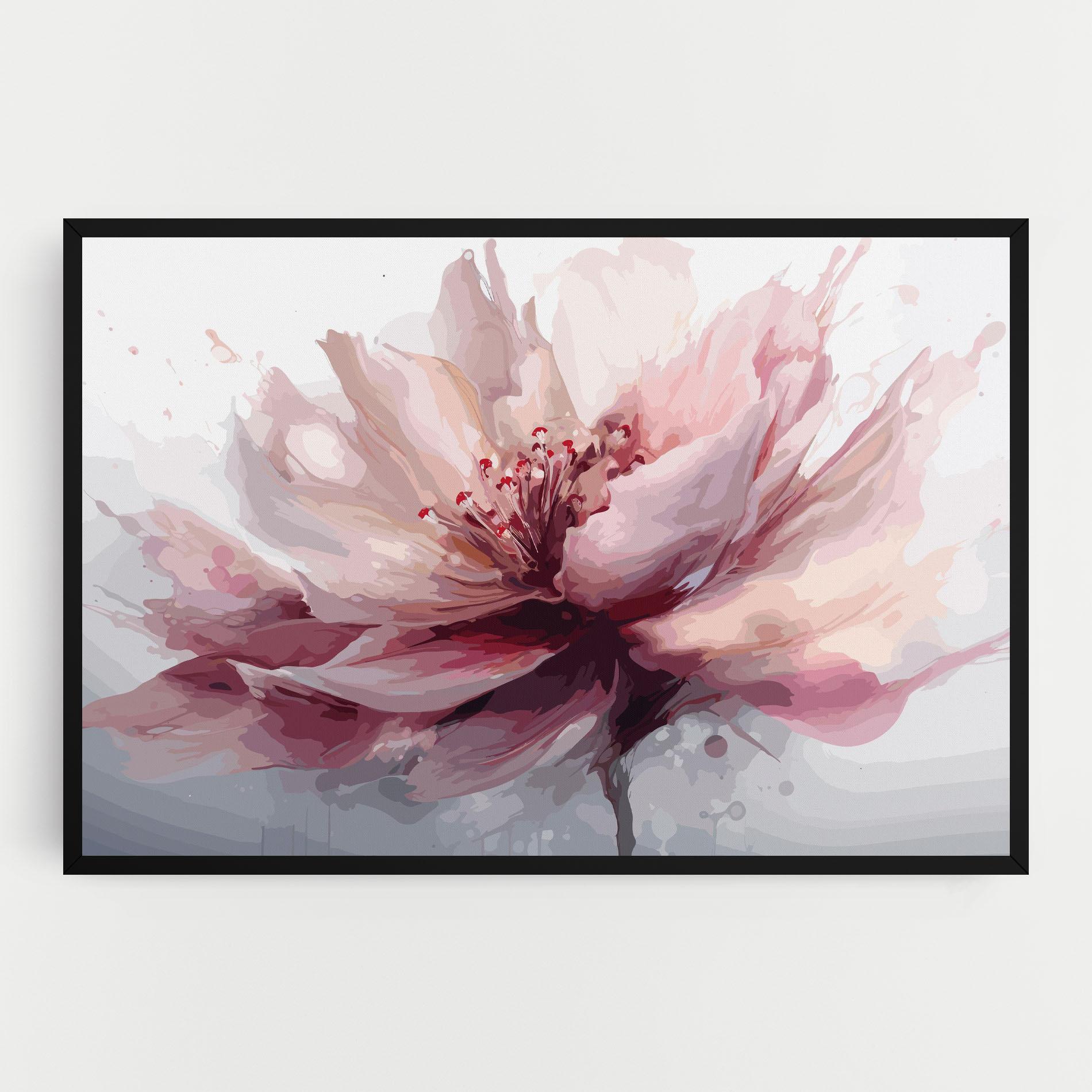 Vászonkép Meditation Flower mockup 0