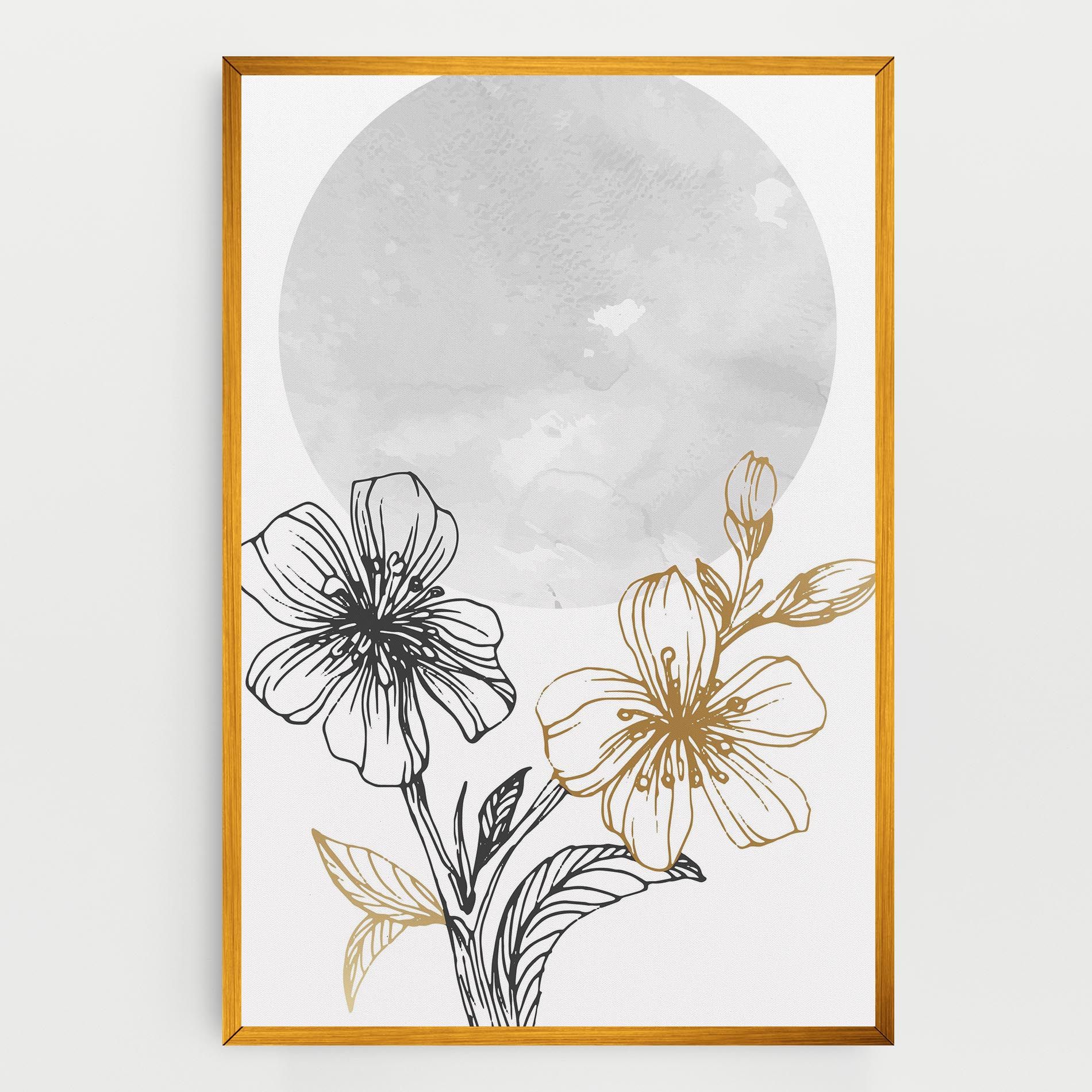 Grey Moon Flowers mockup 0