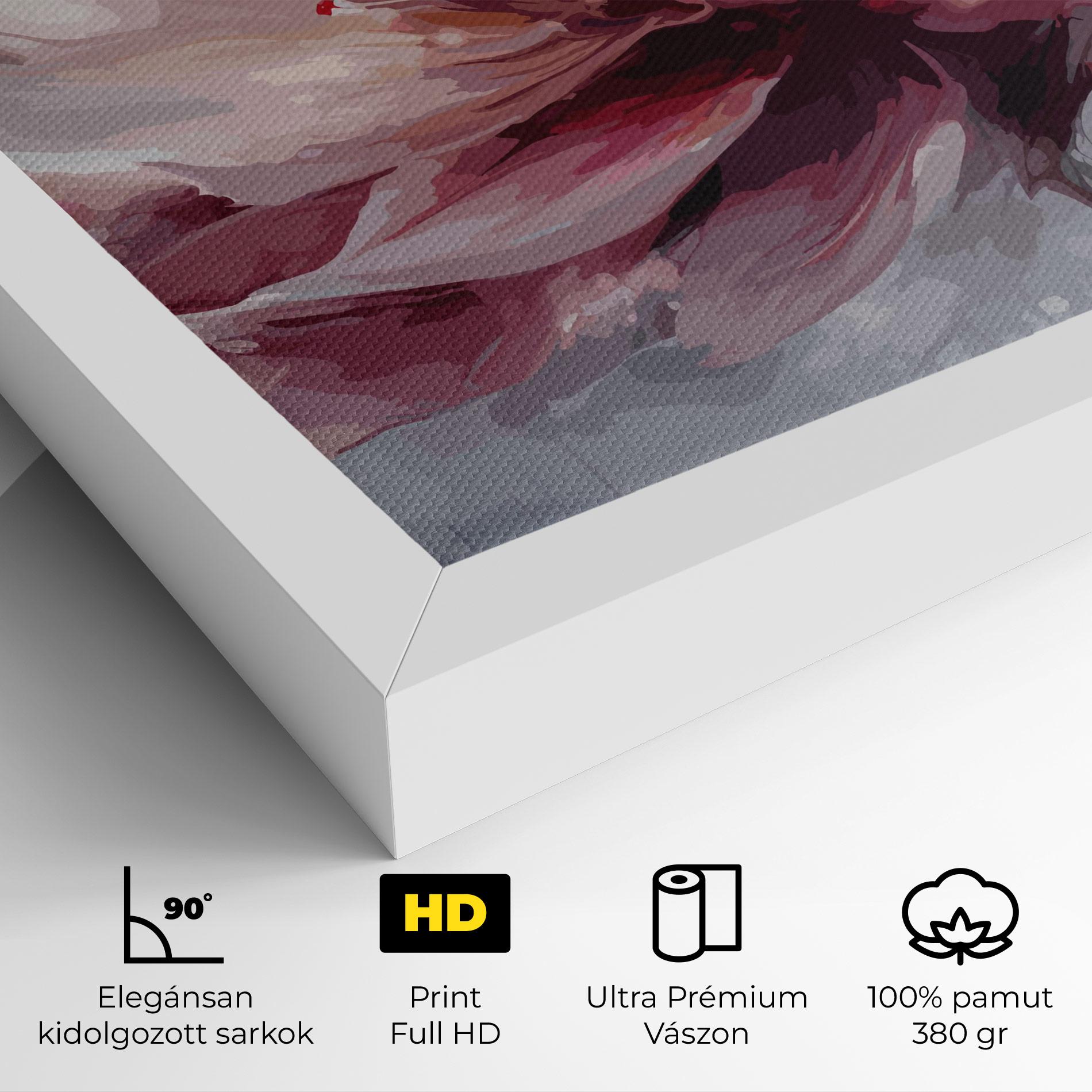 Vászonkép Meditation Flower mockup 4