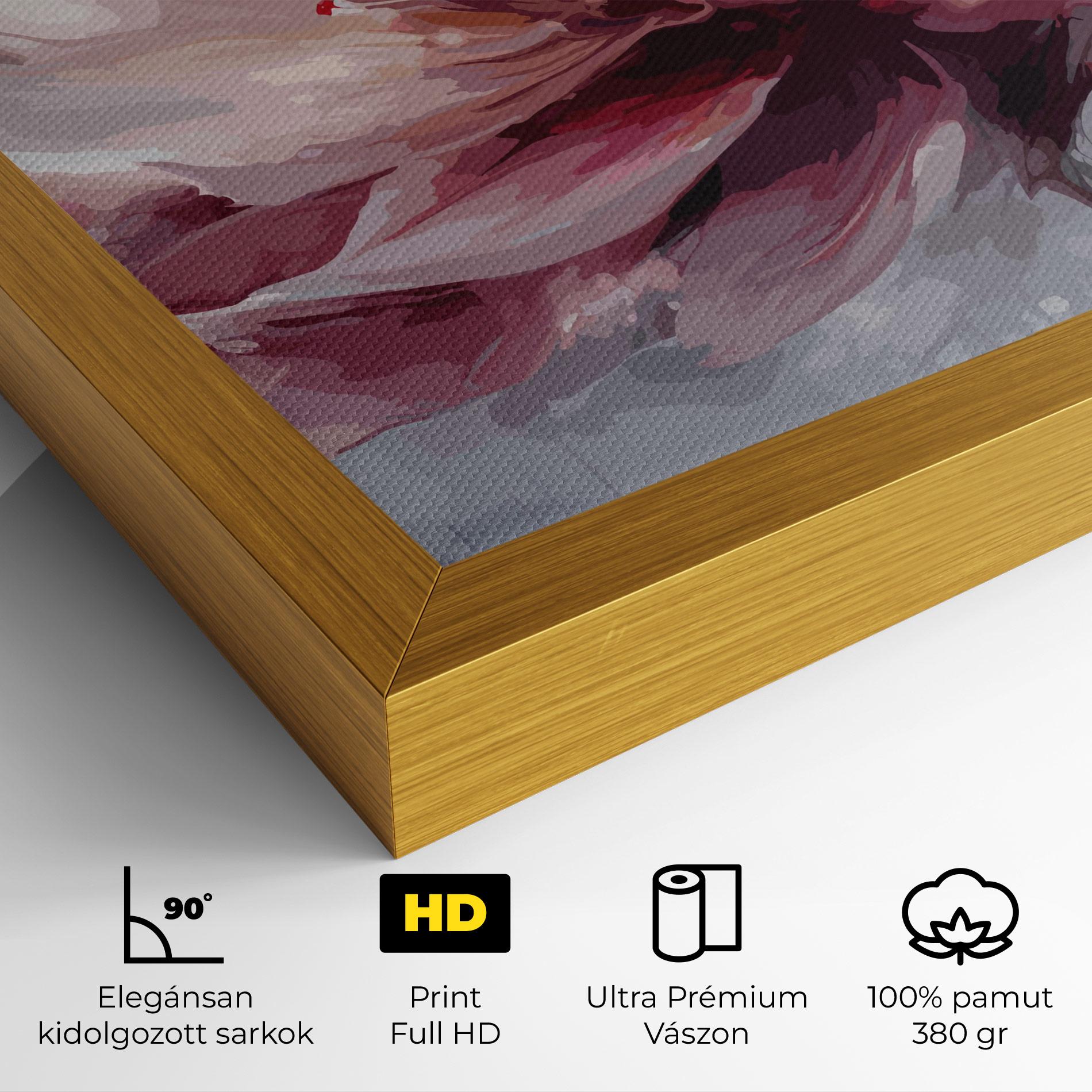 Vászonkép Meditation Flower mockup 4