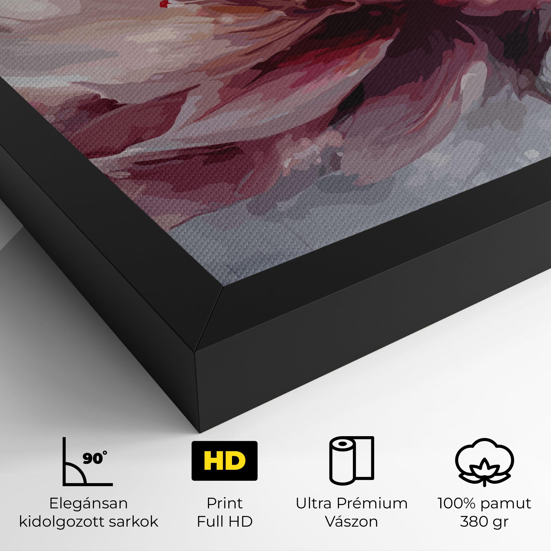 Vászonkép Meditation Flower mockup 4