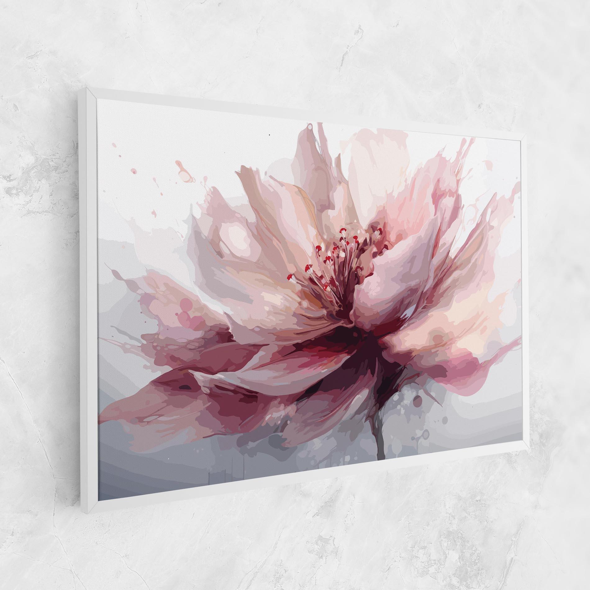 Vászonkép Meditation Flower mockup 1