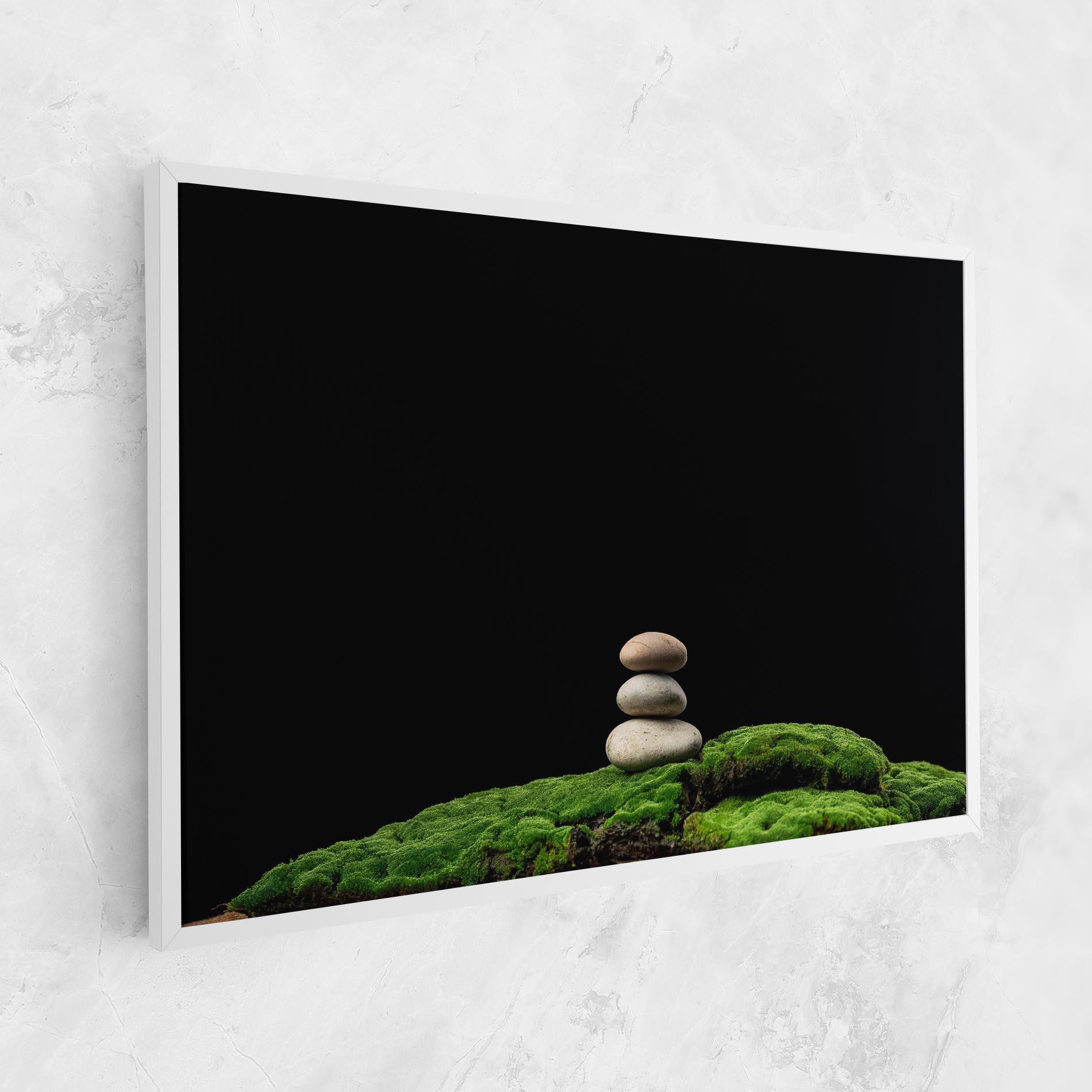 Vászonkép Three Stone Moss mockup 1