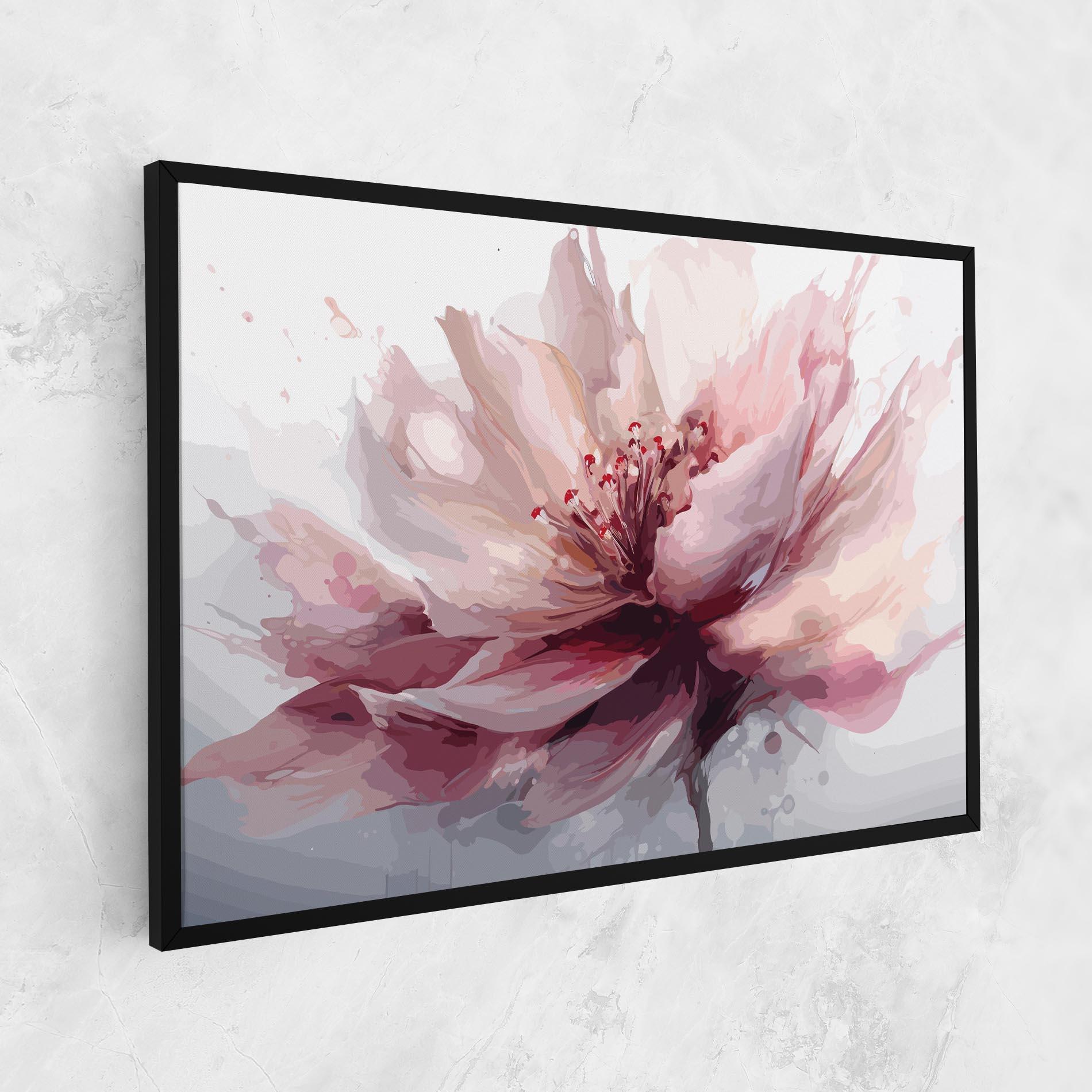 Vászonkép Meditation Flower mockup 1