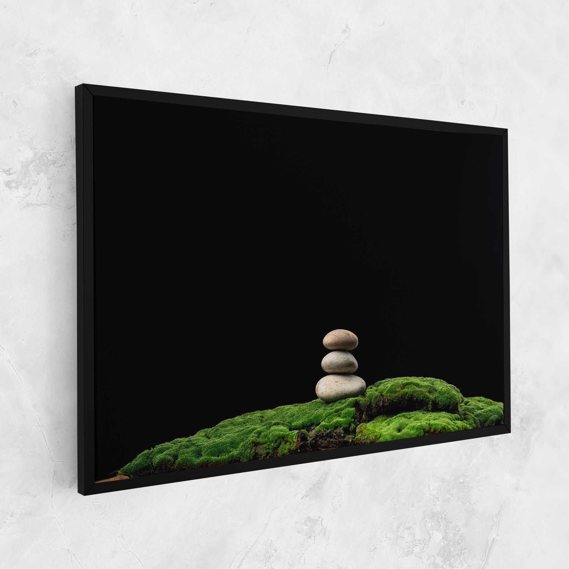 Vászonkép Three Stone Moss mockup 1
