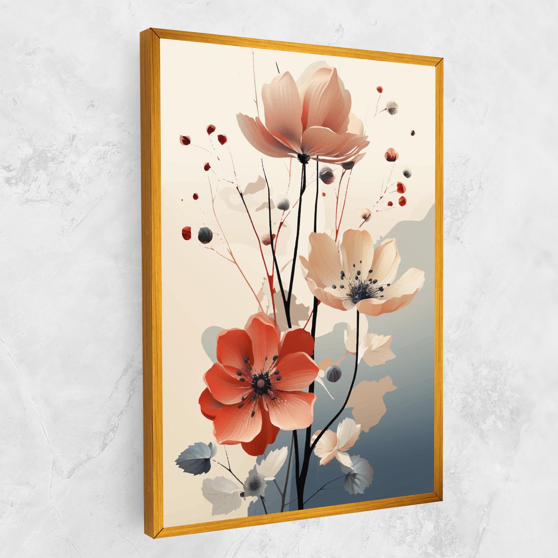 Vászonkép Cream Flower Nature mockup 1