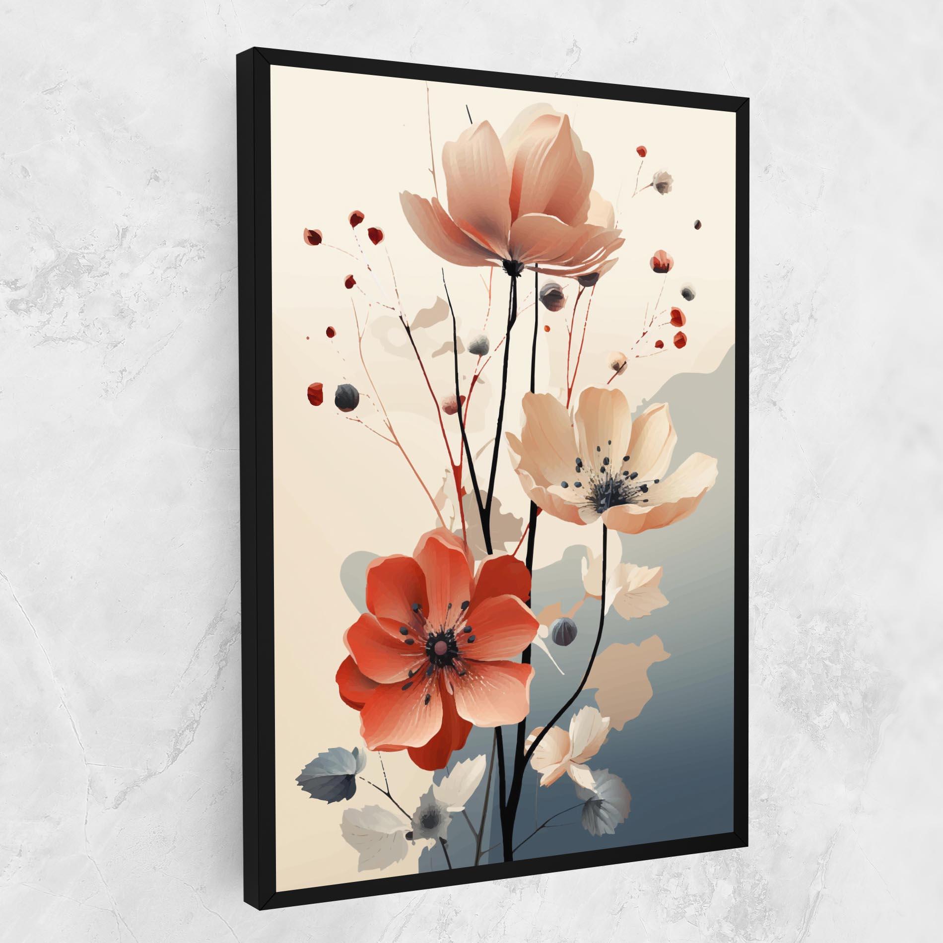 Vászonkép Cream Flower Nature mockup 1