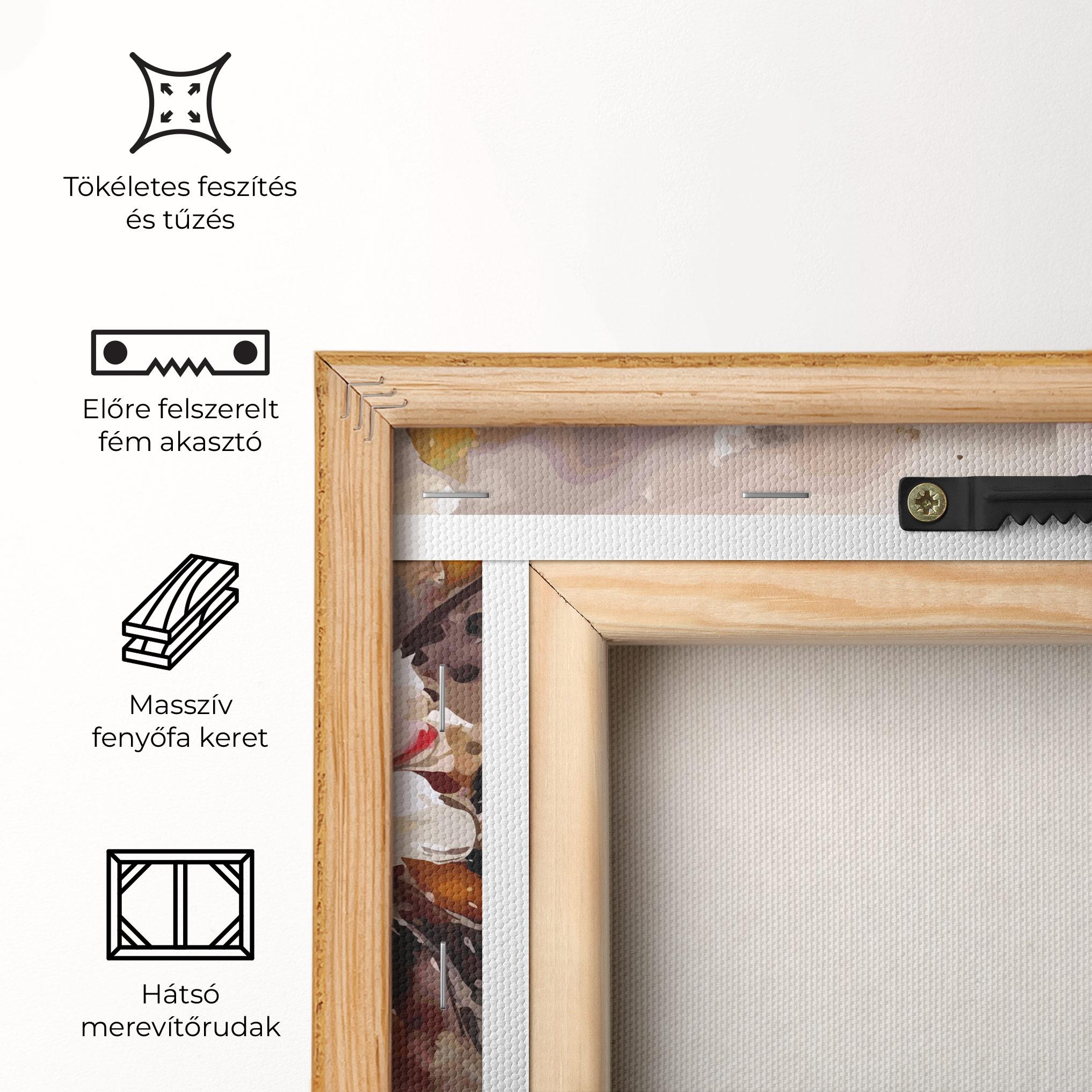 Vászonkép Beautiful Cherry Flower mockup 5