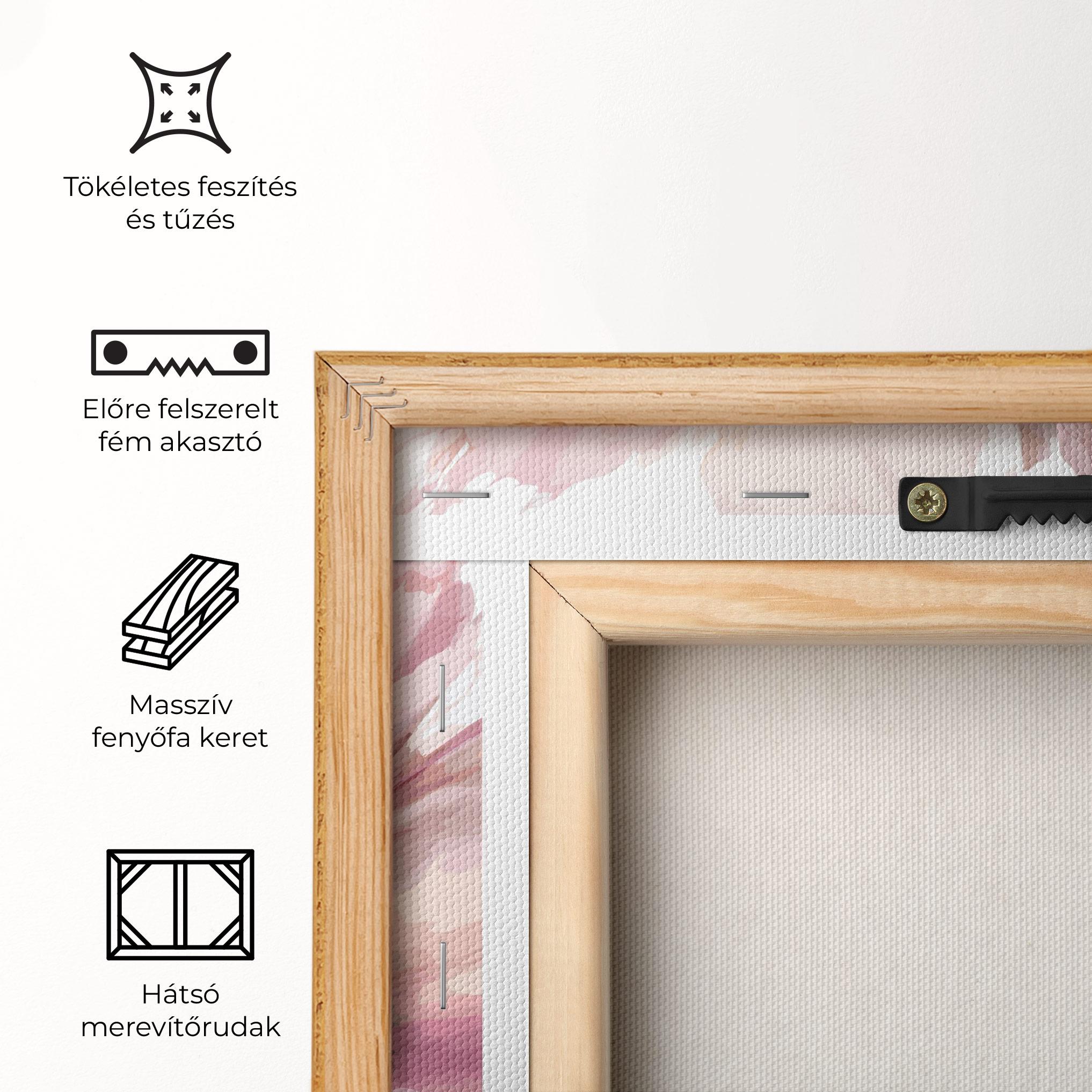 Vászonkép Meditation Flower mockup 5