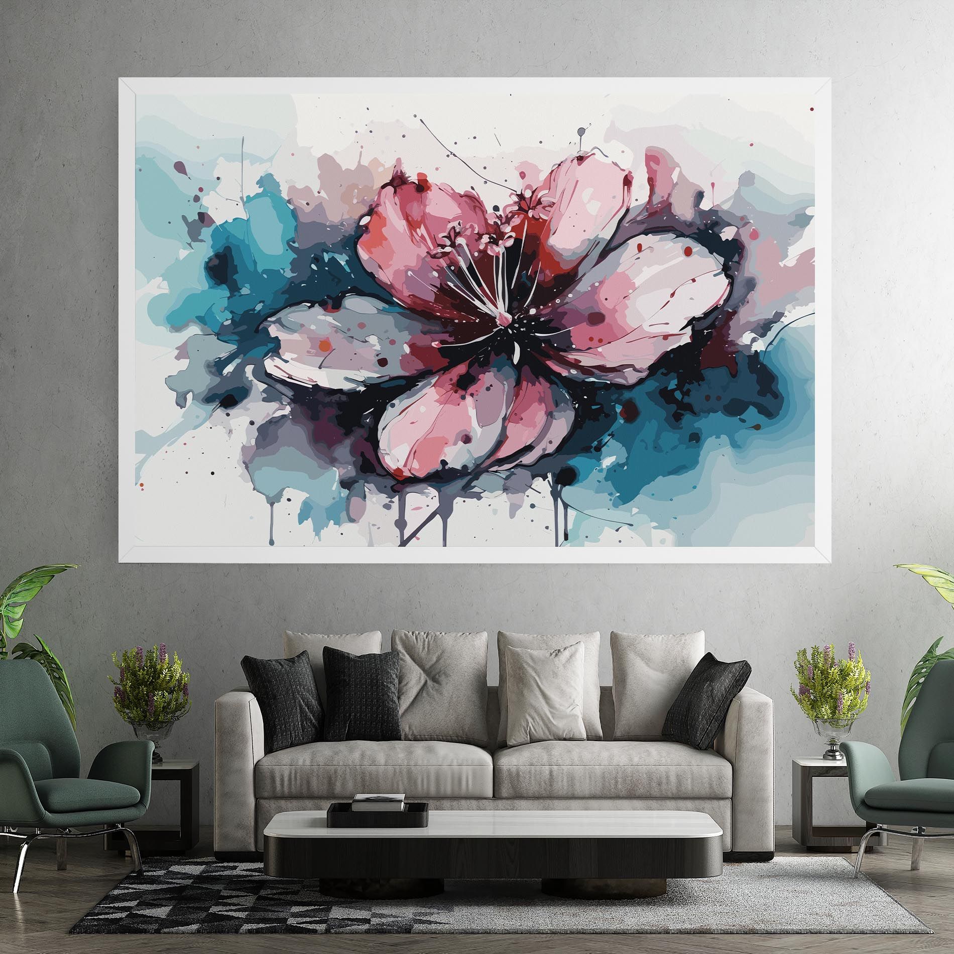 Pink Blue Nature mockup 7