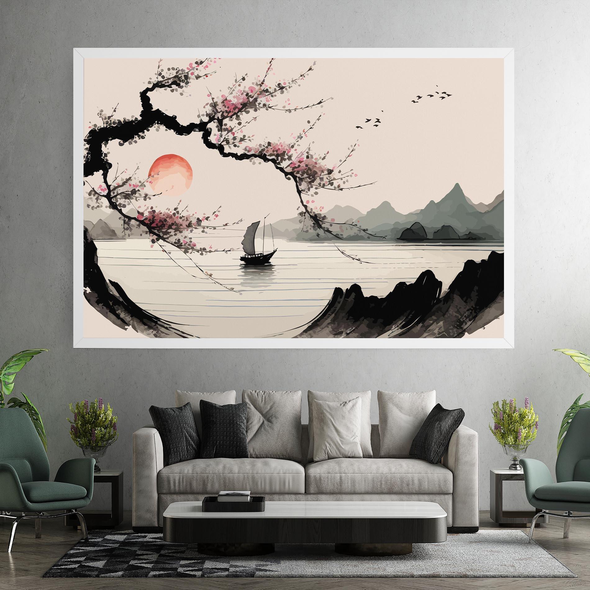 Vászonkép Relaxing Nature mockup 7