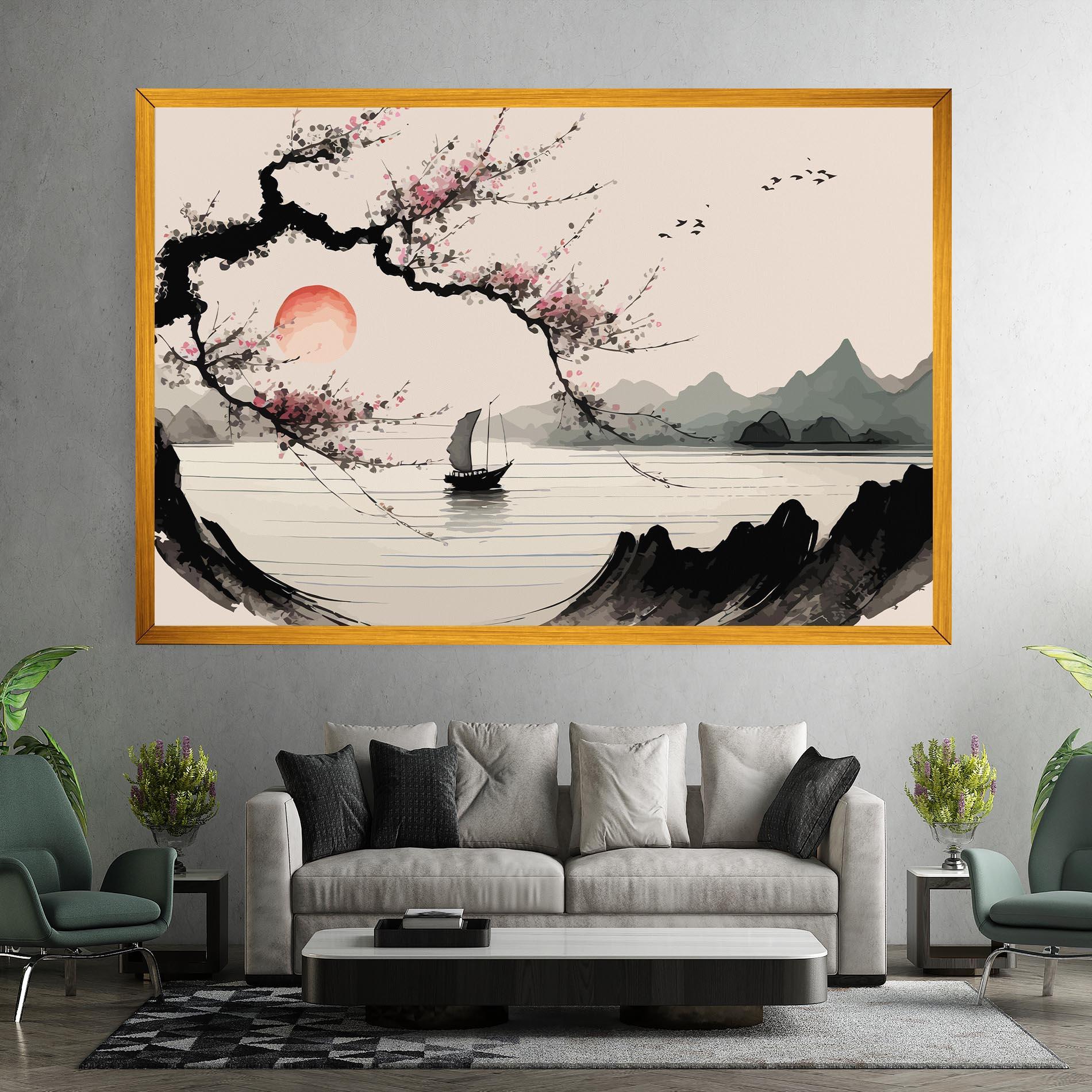 Vászonkép Relaxing Nature mockup 7