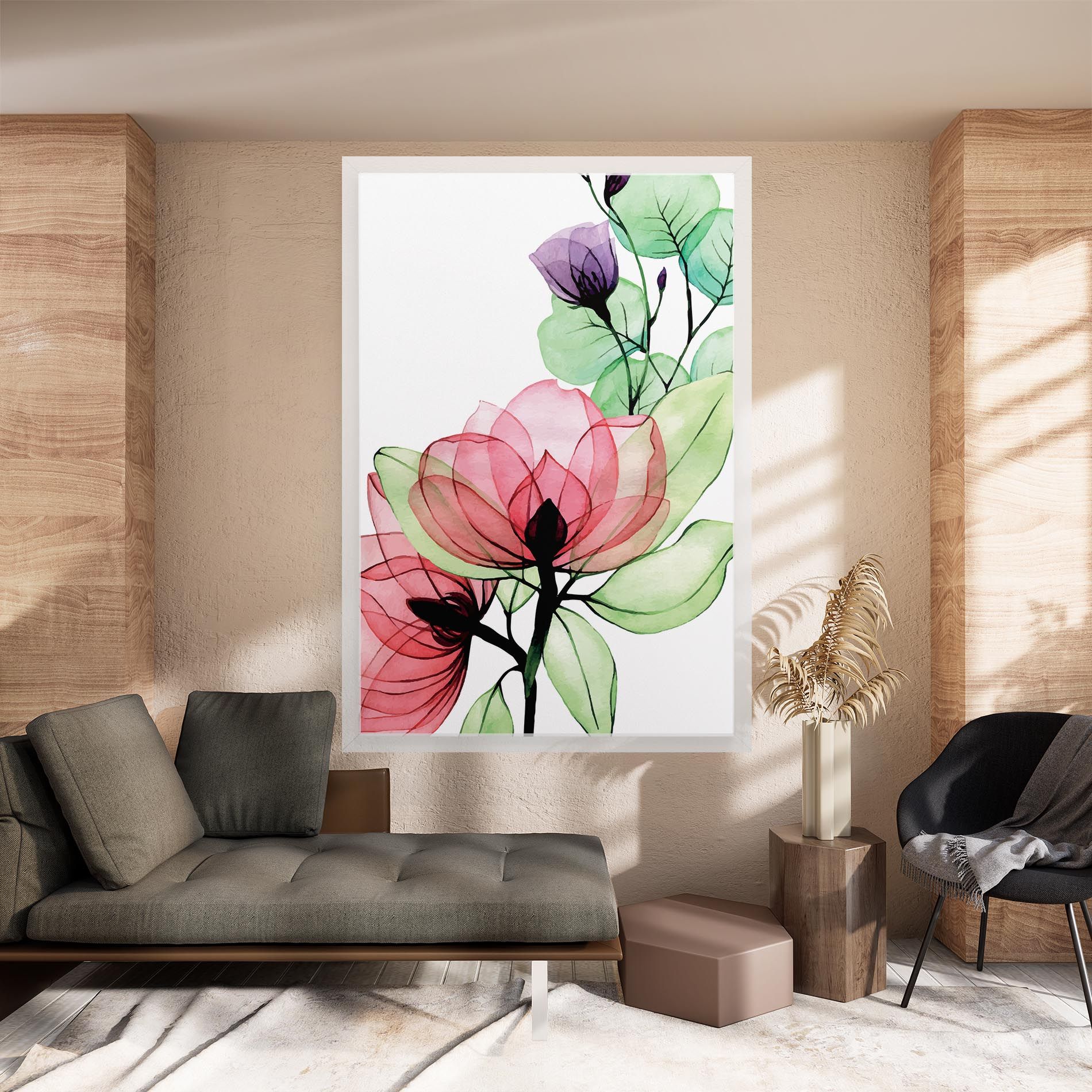 Pink Green Nature mockup 8