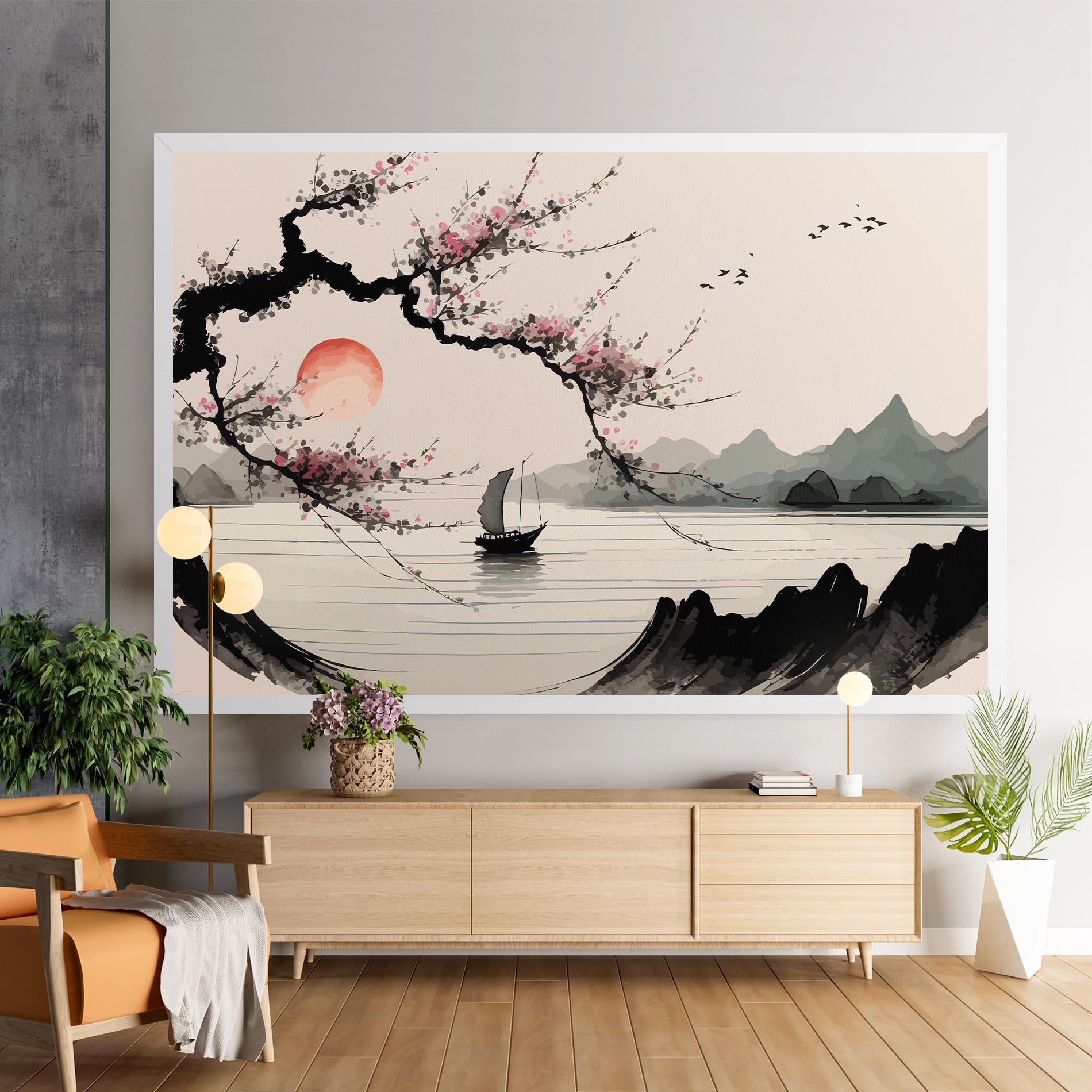 Vászonkép Relaxing Nature mockup 9