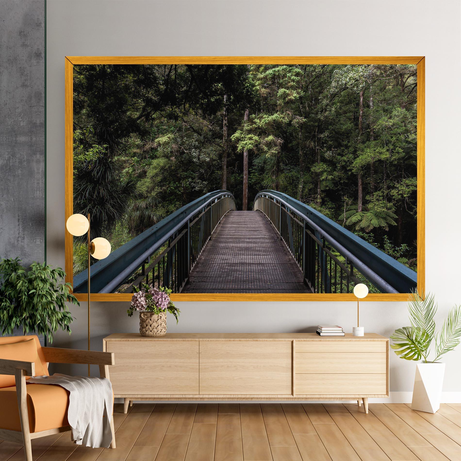 Vászonkép Nature Bridge mockup 9