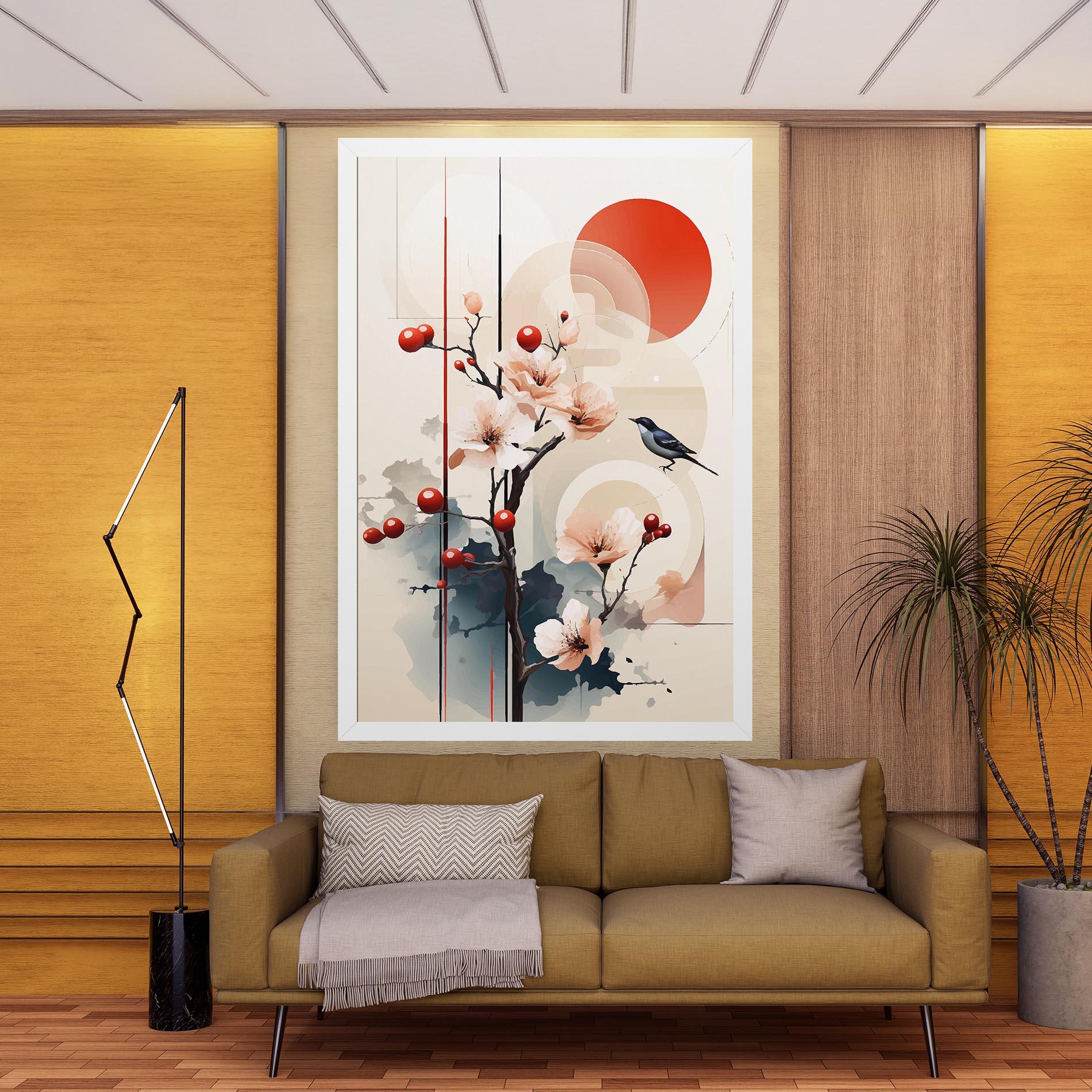 Vászonkép Cream Nature mockup 9