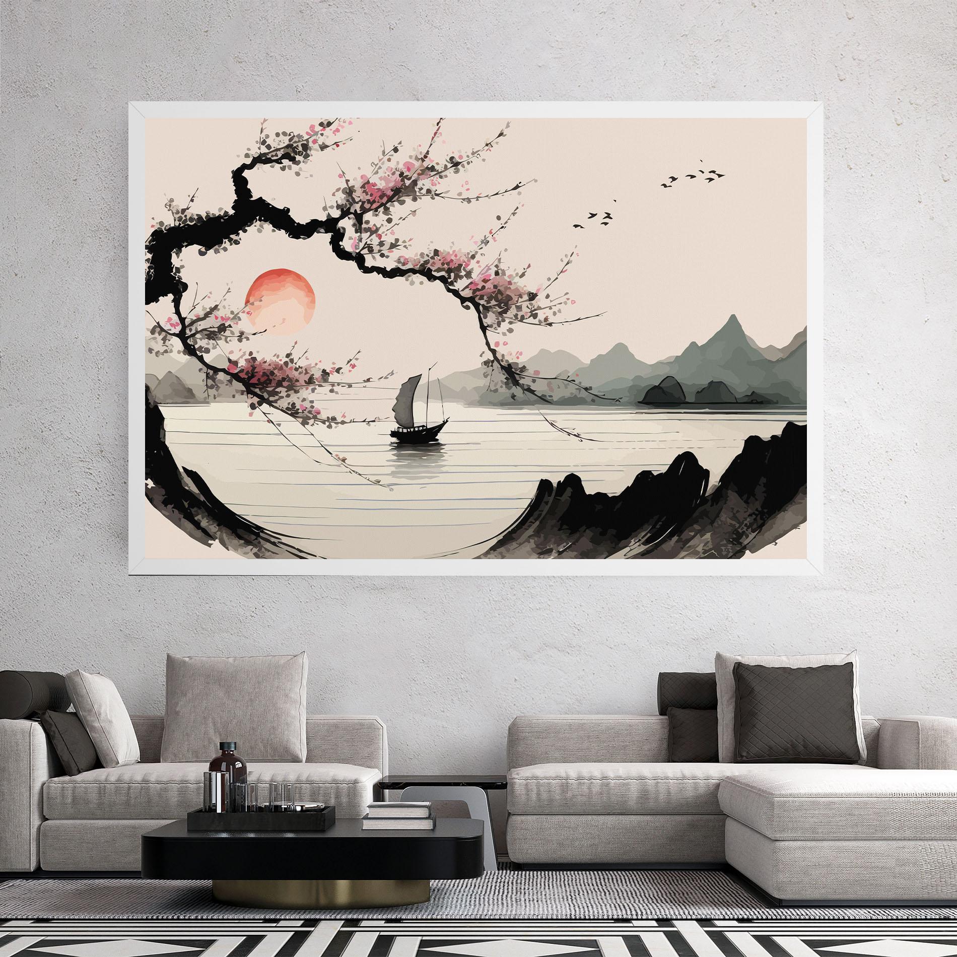 Vászonkép Relaxing Nature mockup 2