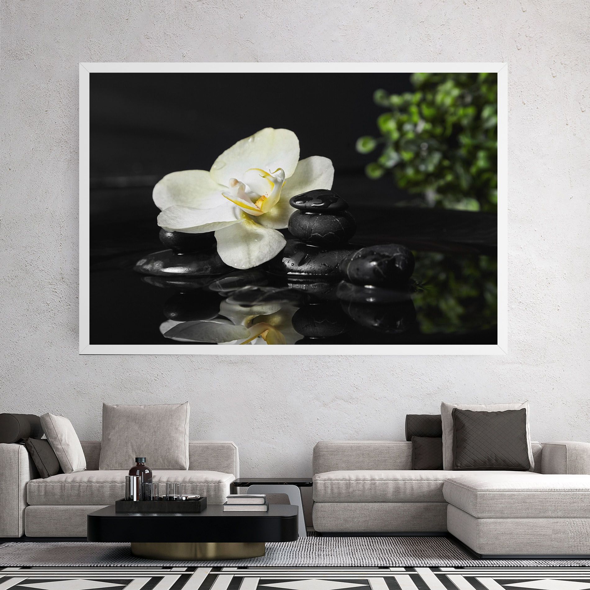 White Spa Flower mockup 2