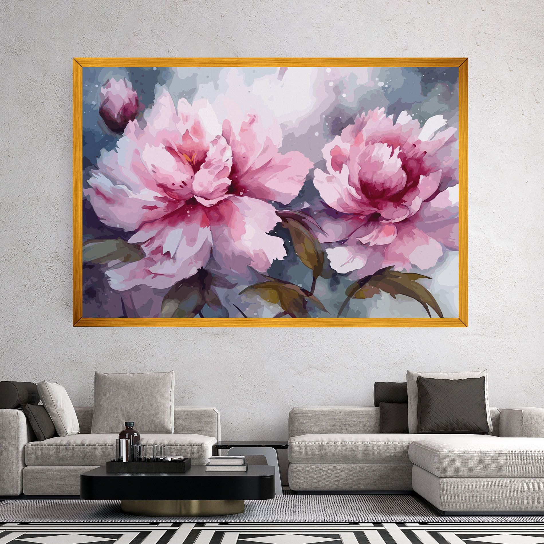 Pink Nature Flower mockup 2