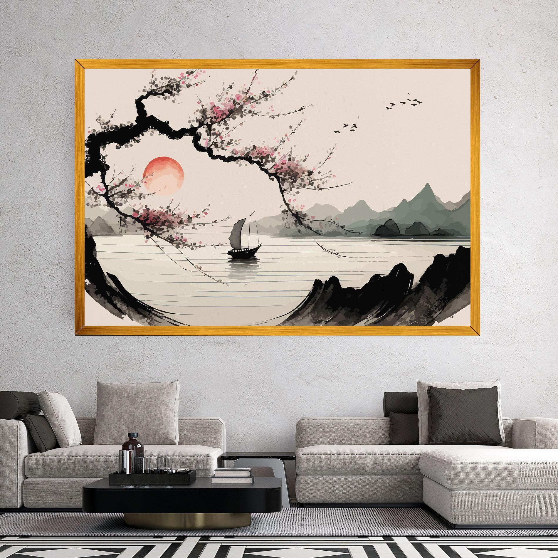 Vászonkép Relaxing Nature mockup 2