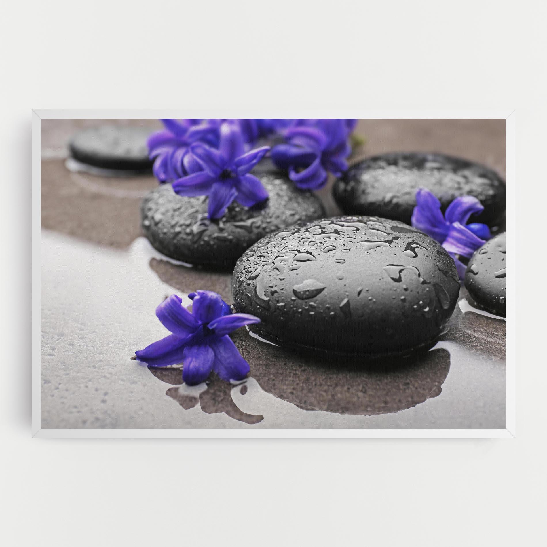Vászonkép Spa Purple Rock mockup 0