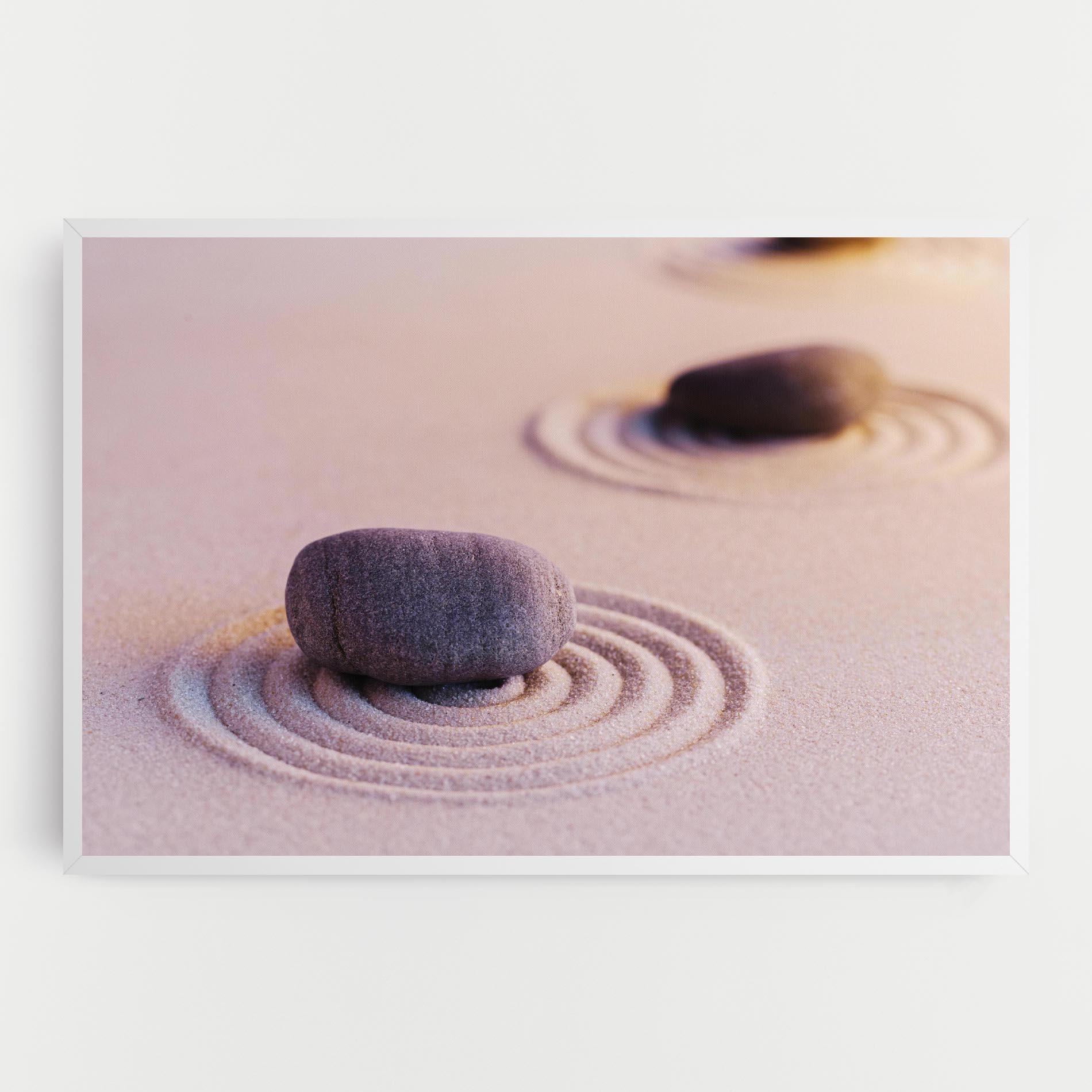 Vászonkép Zen Garden Stones mockup 0