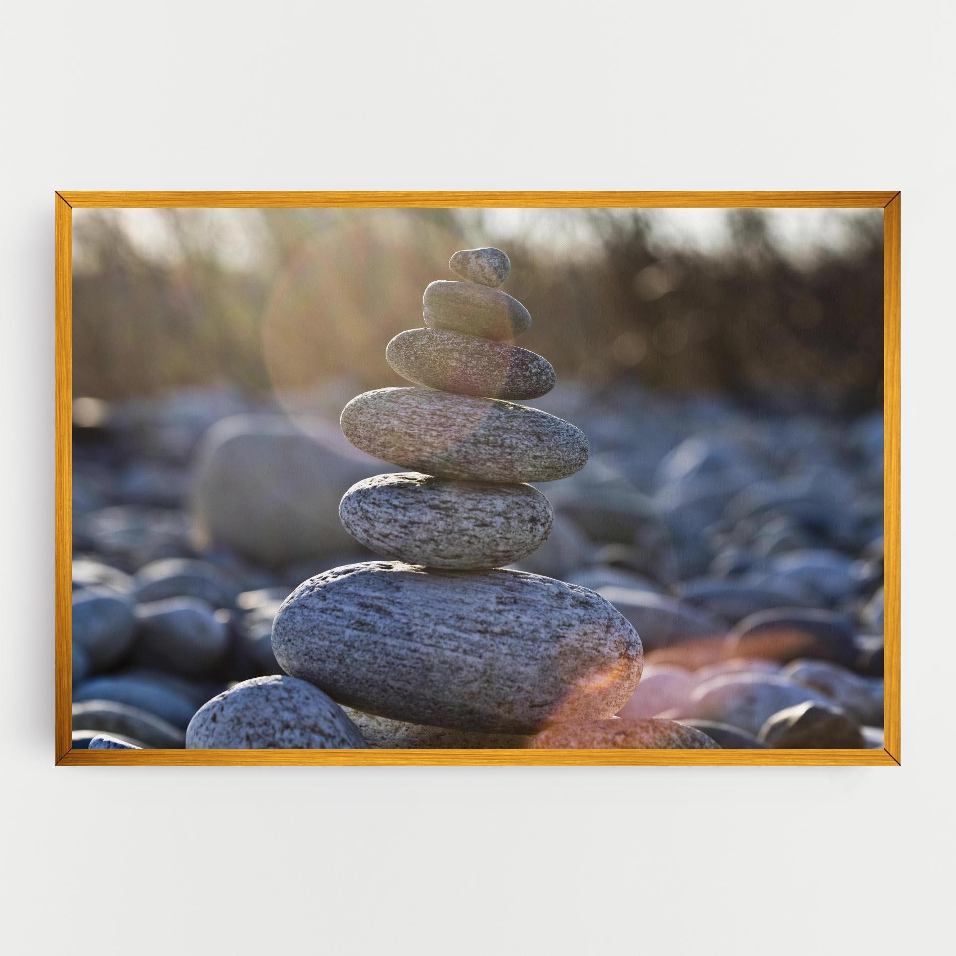 Vászonkép Closeup Shot Rocks mockup 0