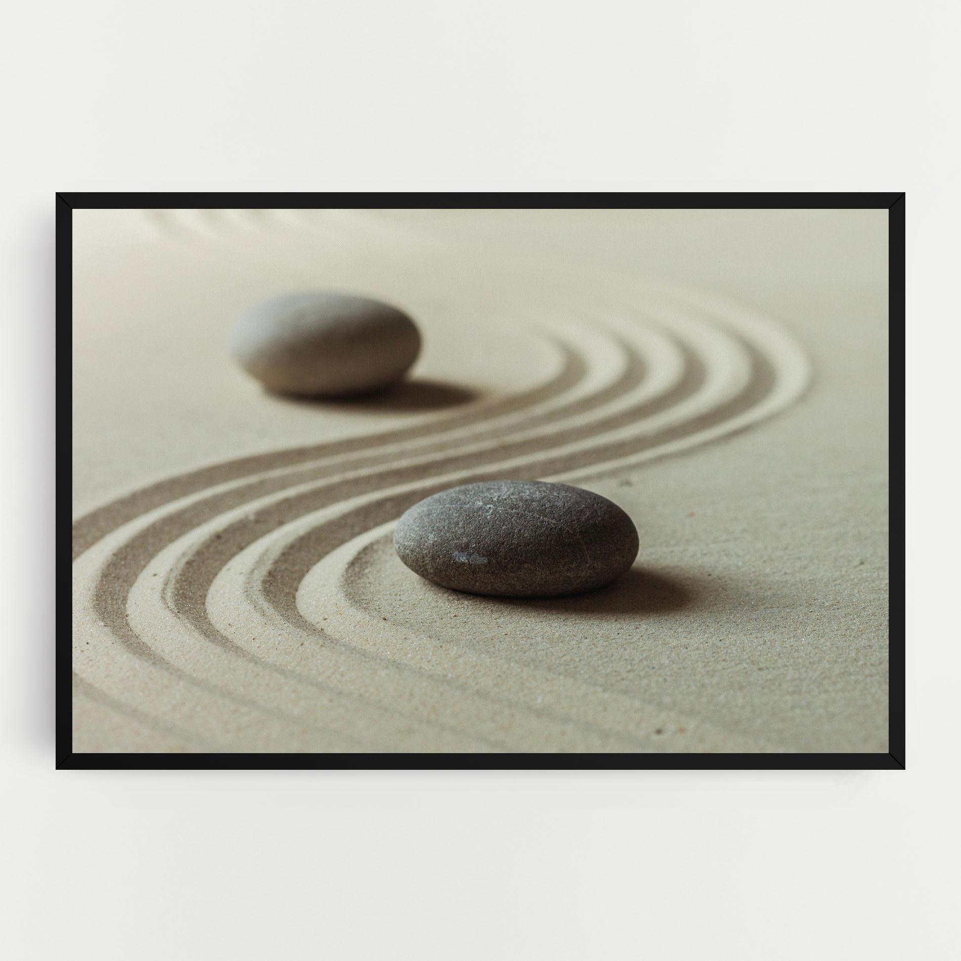 Vászonkép Cream Sand Stones mockup 0