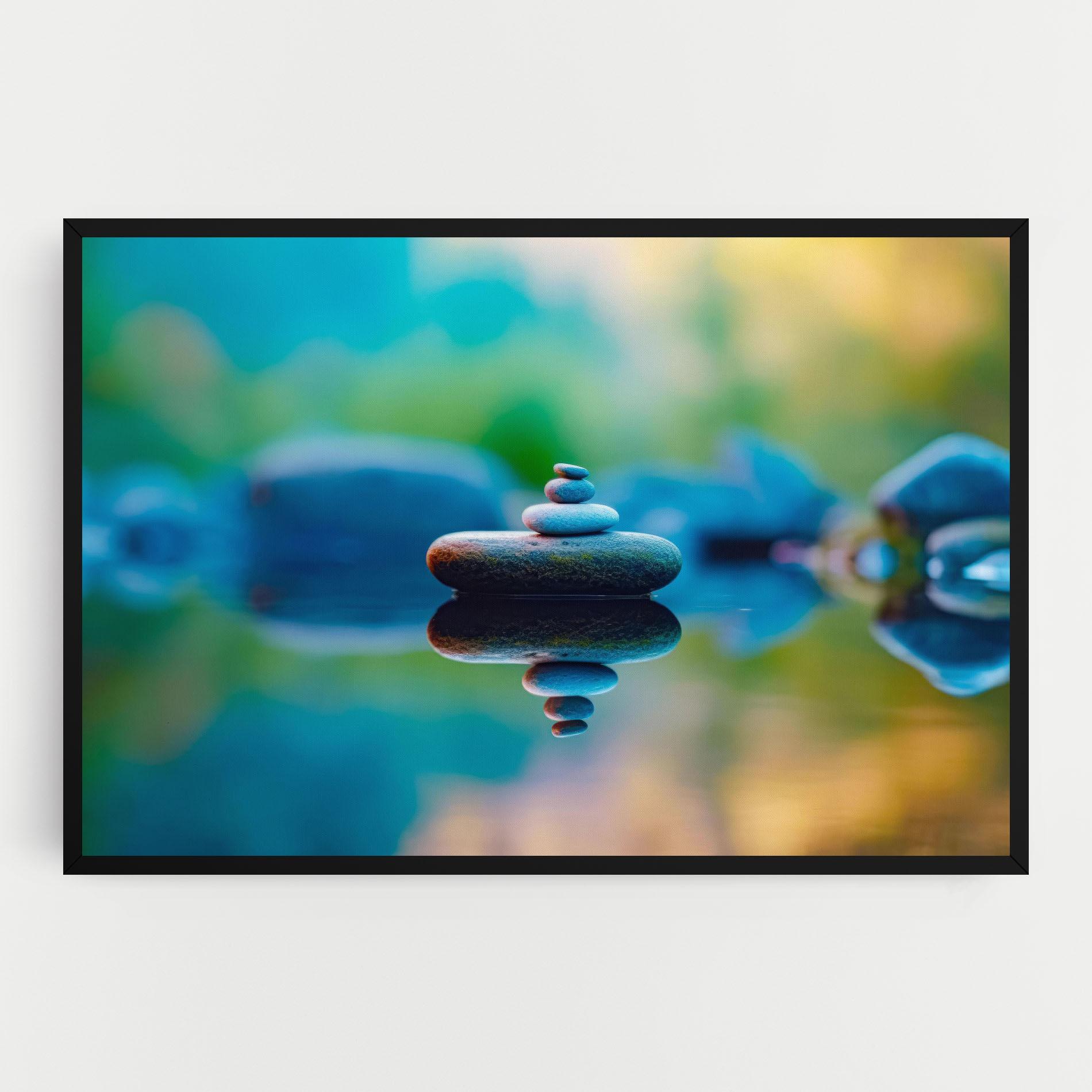 Vászonkép Pile Rocks mockup 0